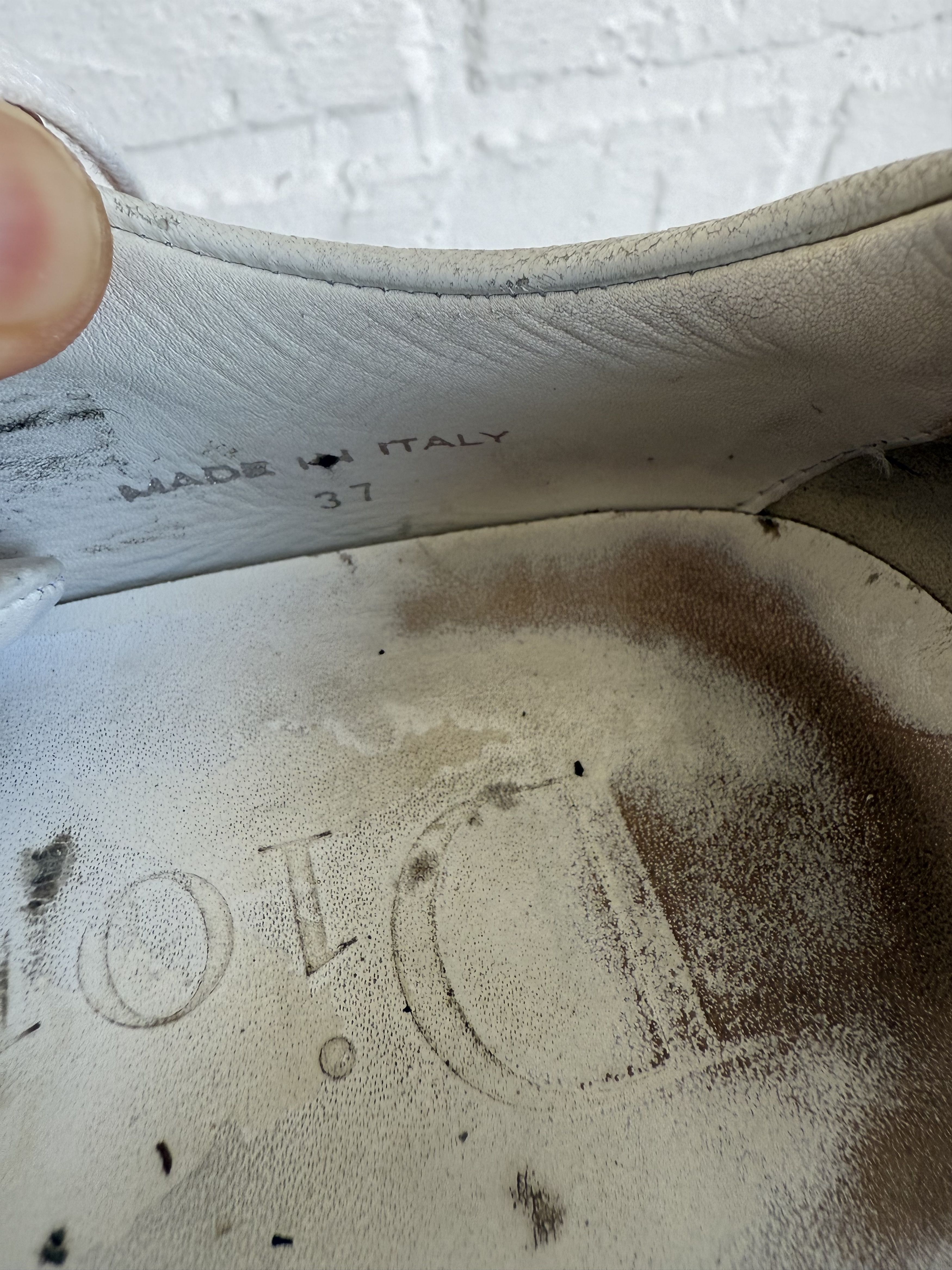 Dior Vintage y2k Dior x Hedi Slimane metal logo sneakers Size US 7 / IT 37 - 4 Thumbnail