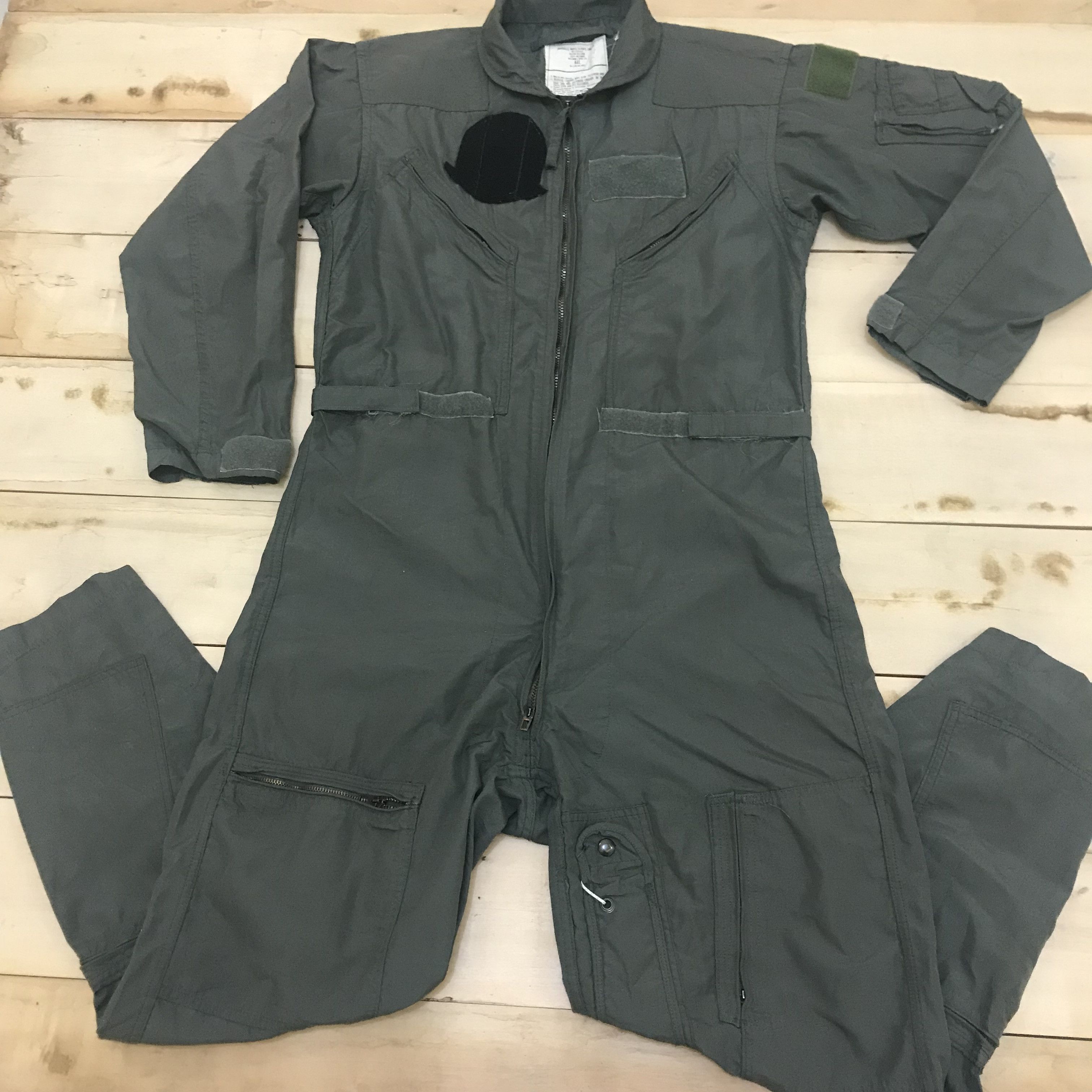 X216 RARE! VTG COVERALLS FLAYERS PILOT ARMY PARACHUTE