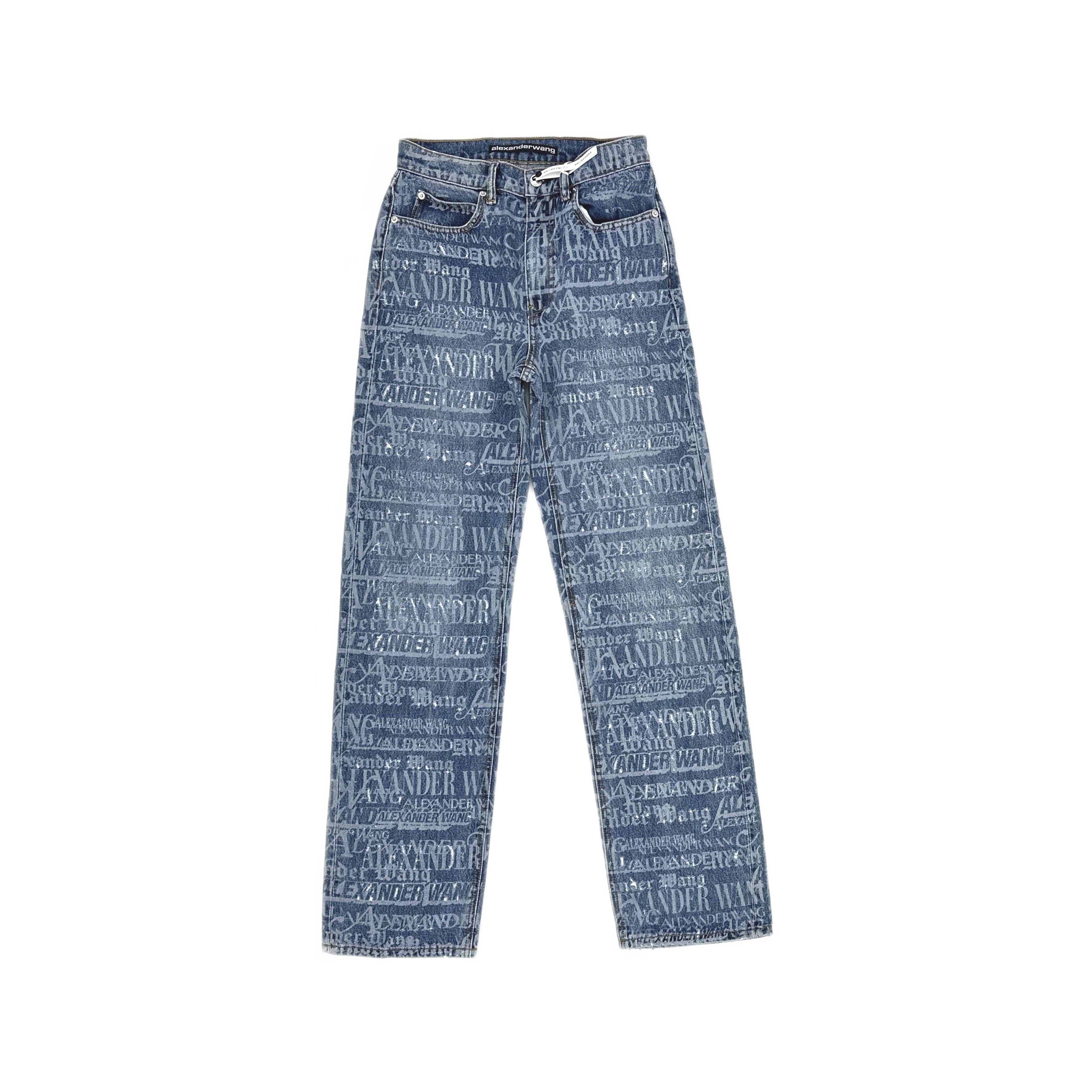 Alexander Wang Alexander Wang News Print Jeans Size 25 Size 25" / US 0 / IT 36 - 1 Thumbnail