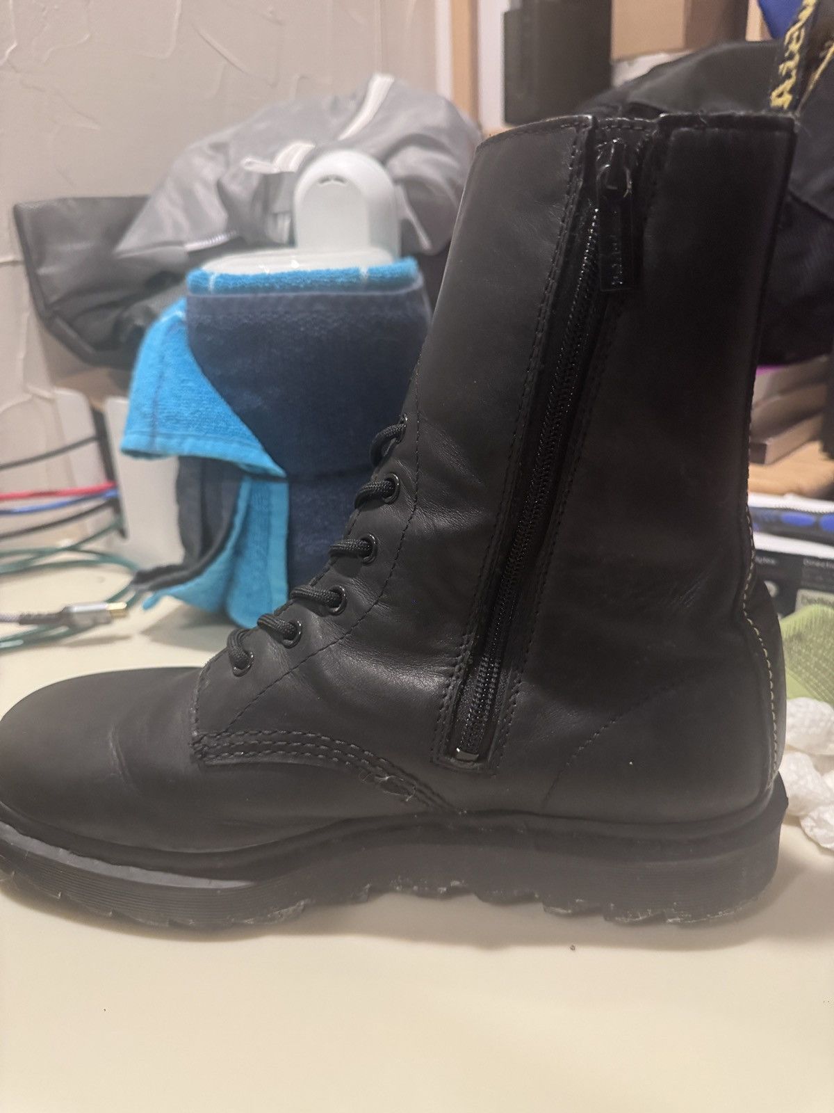 Dr. Martens × Yohji Yamamoto Yohji X Dr Marten Shirley Temperley Twisted Boots Size US 11 / EU 44 - 5 Thumbnail