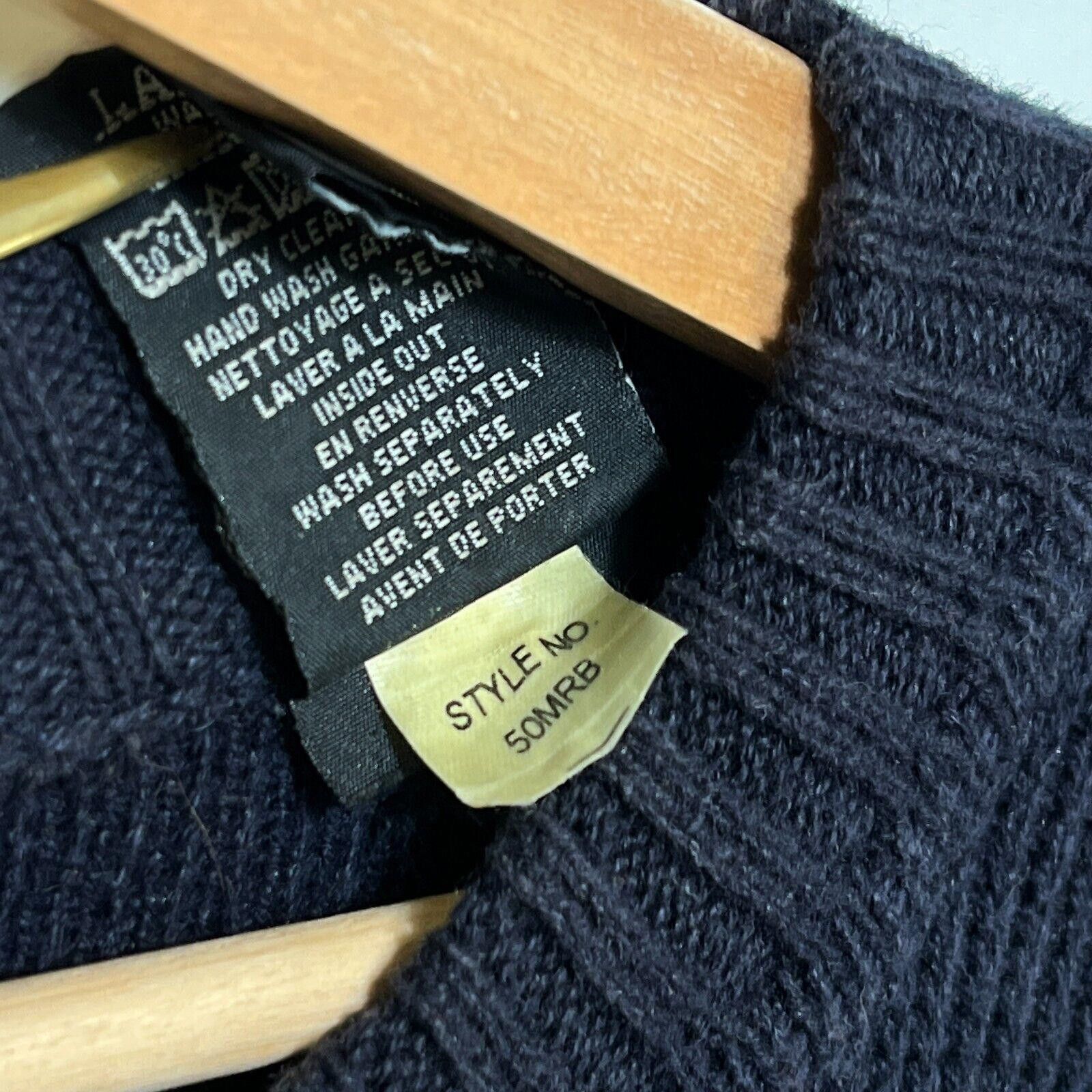 Pelle Pelle × Vintage Vintage Y2K Pelle Pelle Knitted Sweater Navy XXL Puma Size US XXL / EU 58 / 5 - 7 Thumbnail