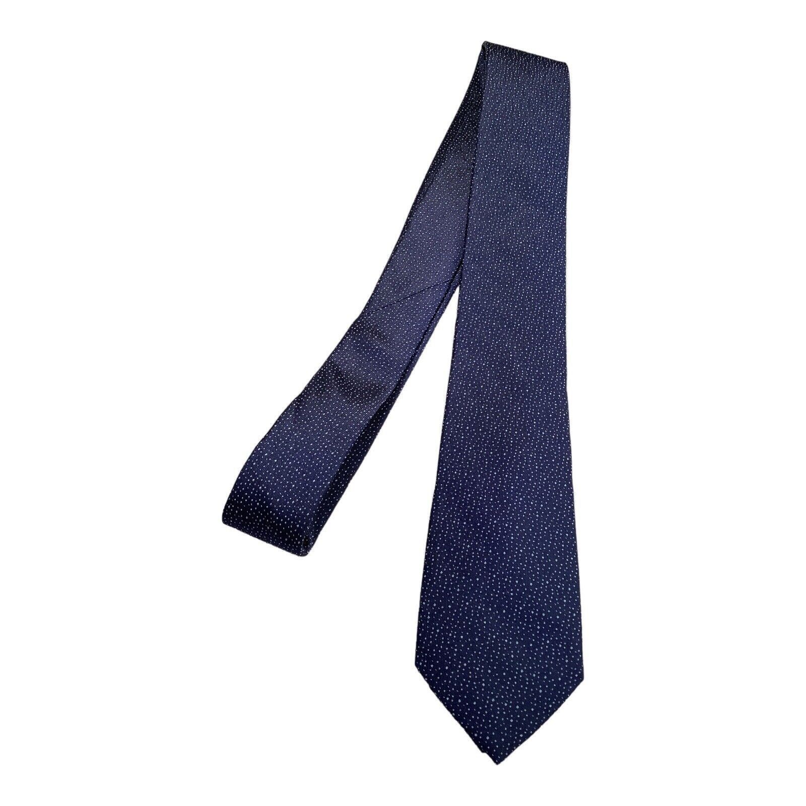 Charles Tyrwhitt CHARLES TYRWHITT Blue Geometric Luxury Silk Tie W: 2.75" EX Size ONE SIZE - 5 Thumbnail