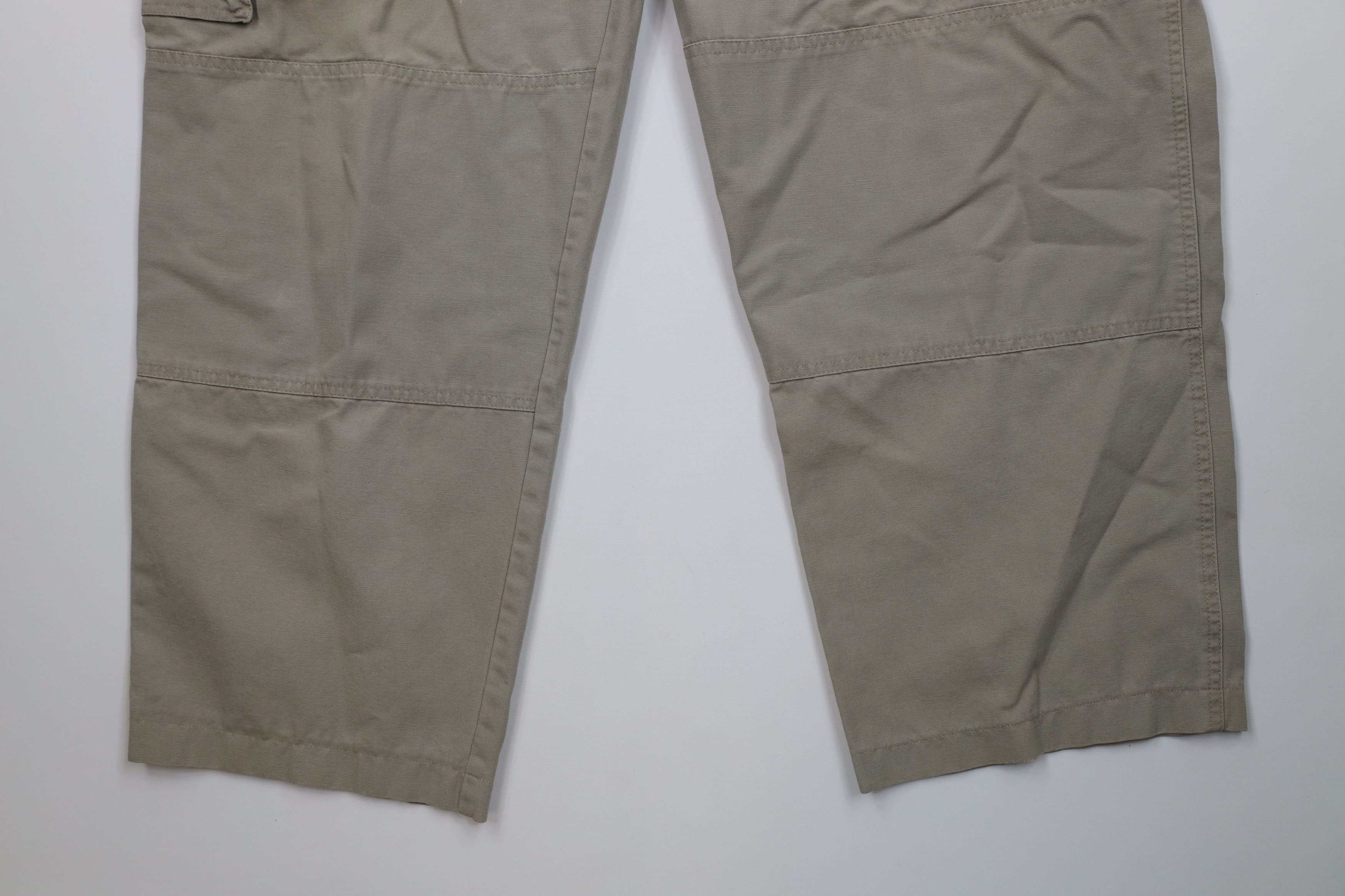 Cabelas Vintage Cabelas Double Knee Wide Leg Cargo Pants Beige Size US 42 / EU 58 - 4 Thumbnail
