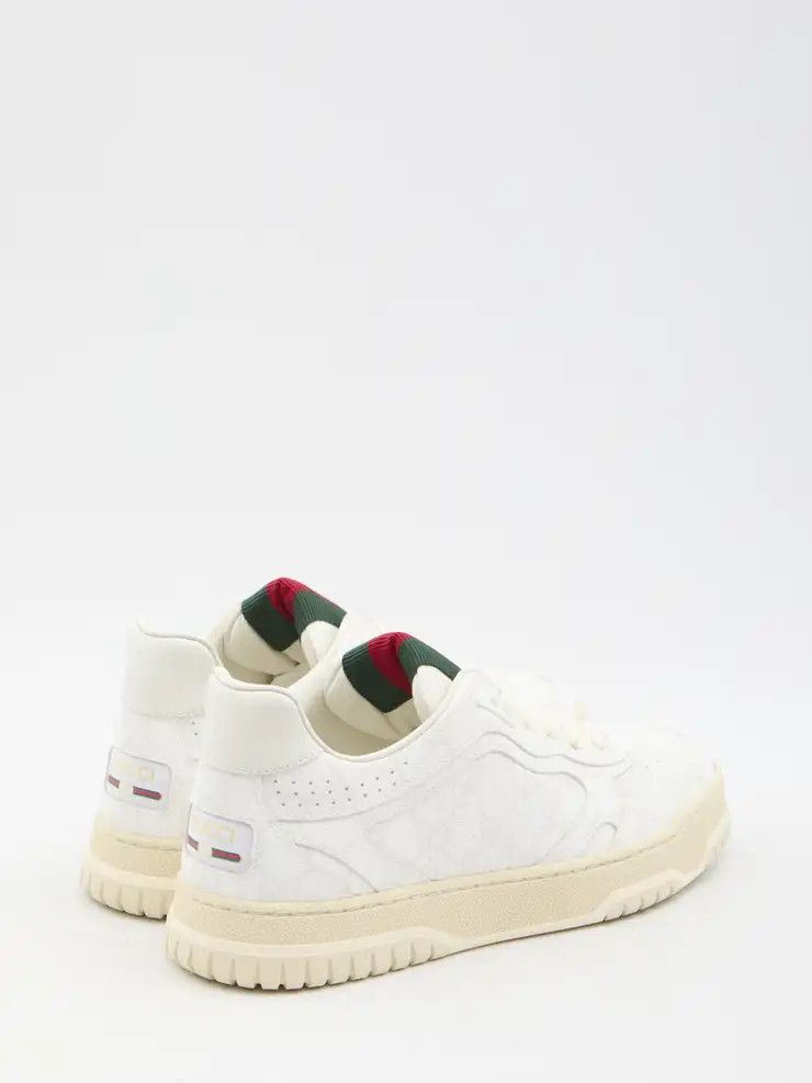 Gucci o1loc1c0426 816818 Women's Gucci Re-Web Sneakers in White Size US 11 / IT 41 - 3 Thumbnail
