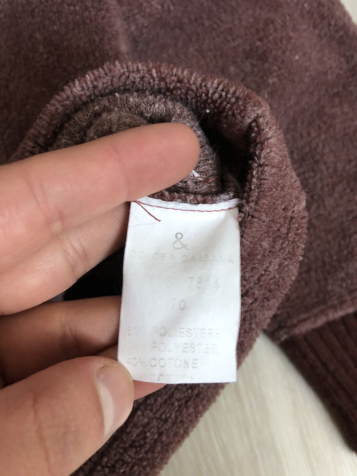 Dolce & Gabbana Vintage Dolce & Gabbana Fleece Jacket Sweatshirt Y2K Size M / US 6-8 / IT 42-44 - 6 Thumbnail