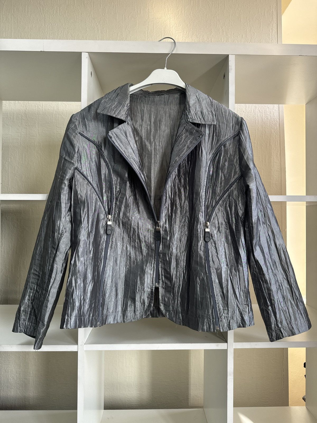 Japanese Brand Vintage Japanese Zip Post Archive/Issey Miyake Style Jacket Size US S / EU 44-46 / 1 - 1 Thumbnail