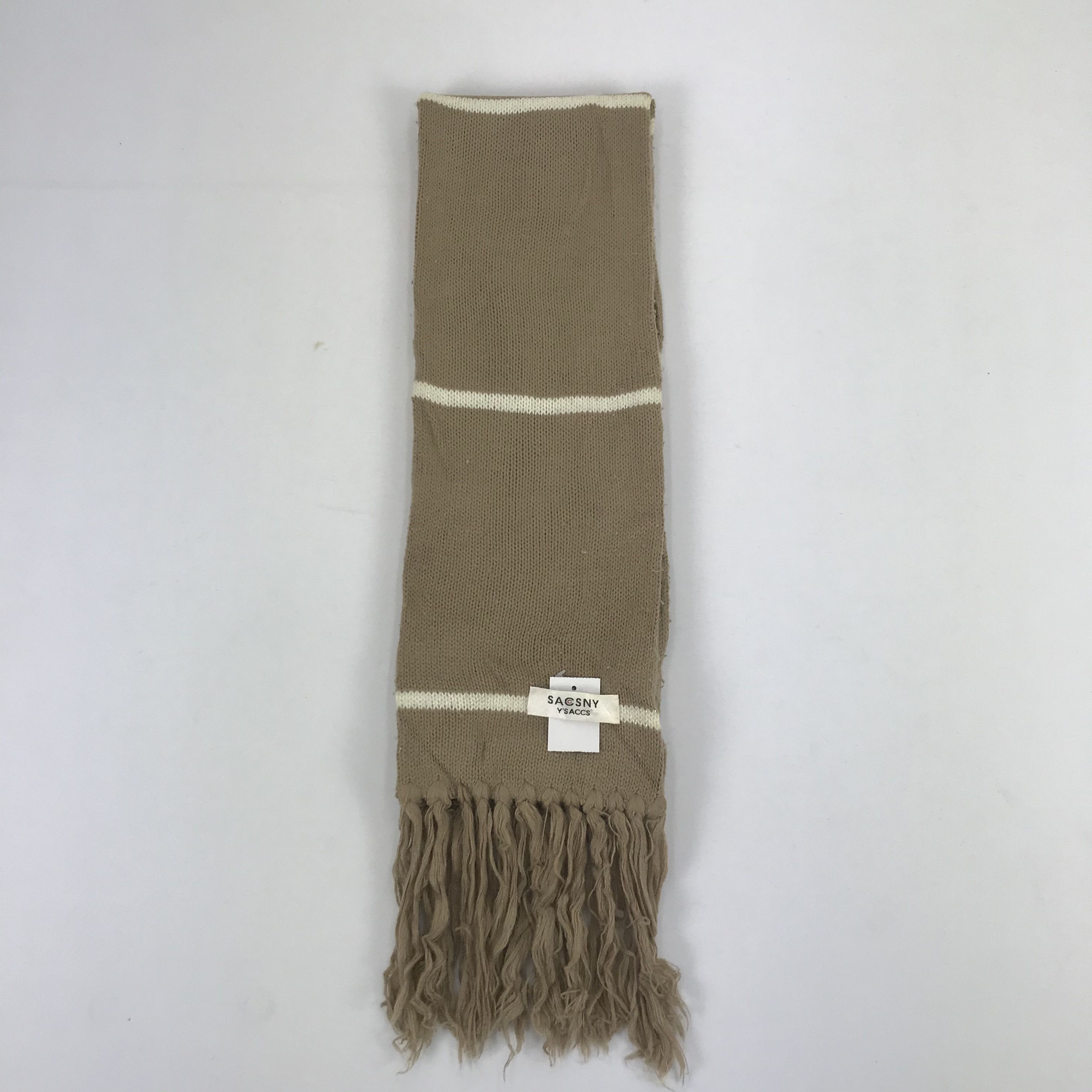 Yohji Yamamoto Vintage Sacsny Y'saccs Scarf Muffler Wool Cashmere Scarves Size ONE SIZE - 2 Thumbnail