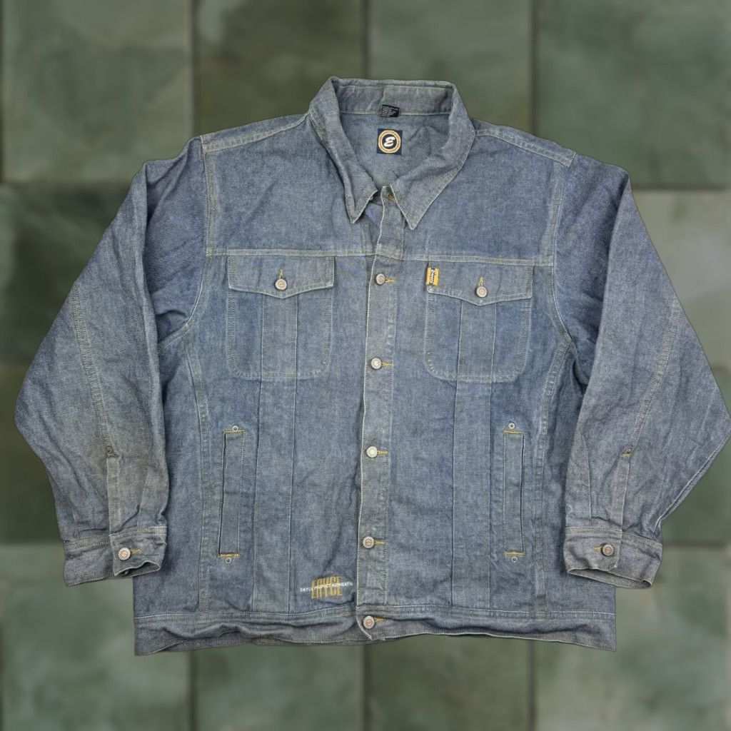 Enyce Vintage Enyce Denim Jacket Adult 2XL Blue Baggy Hip Hop Hipster Y2K 90s Chore Size US XXL / EU 58 / 5 - 1 Thumbnail
