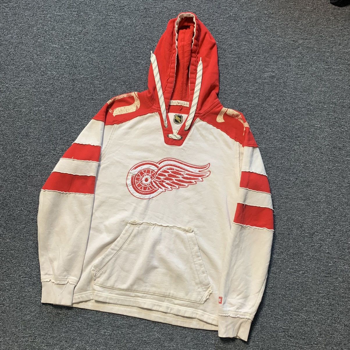 NHL Vintage 90s Detroit Redwings Embroidered logo nhl hoodie y2k Size US M / EU 48-50 / 2 - 4 Thumbnail