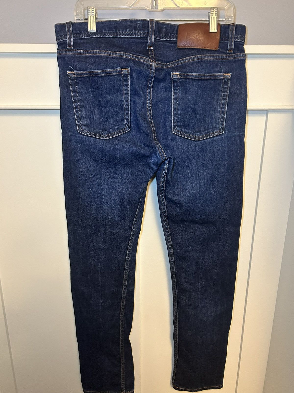 Naked & Famous Naked & Famous 11oz Indigo Selvedge Denim slim jeans Size US 31 - 2 Thumbnail