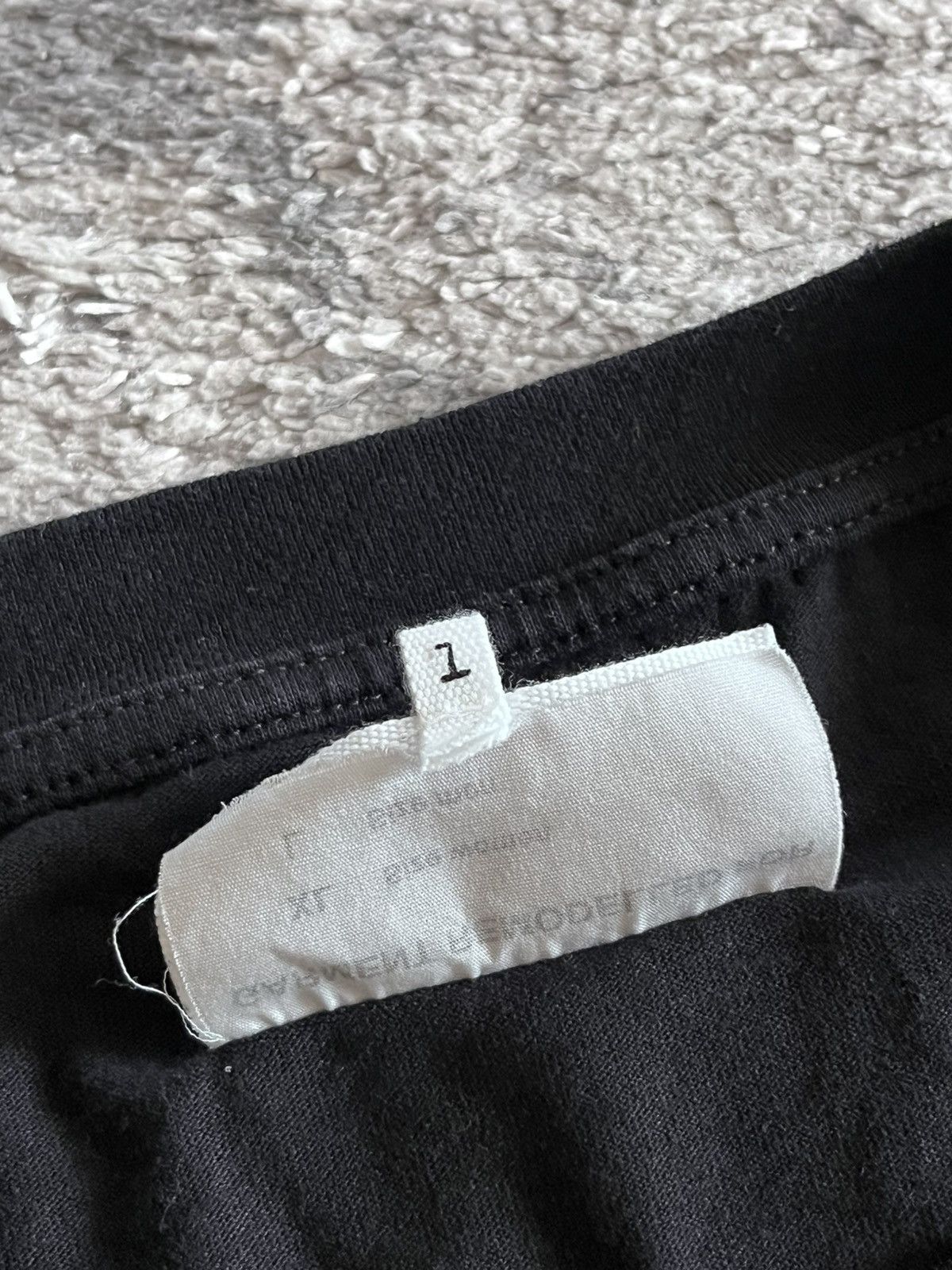 Maison Margiela Maison Margiela MM6 SS23 black T-shirt Size US XL / EU 56 / 4 - 4 Thumbnail