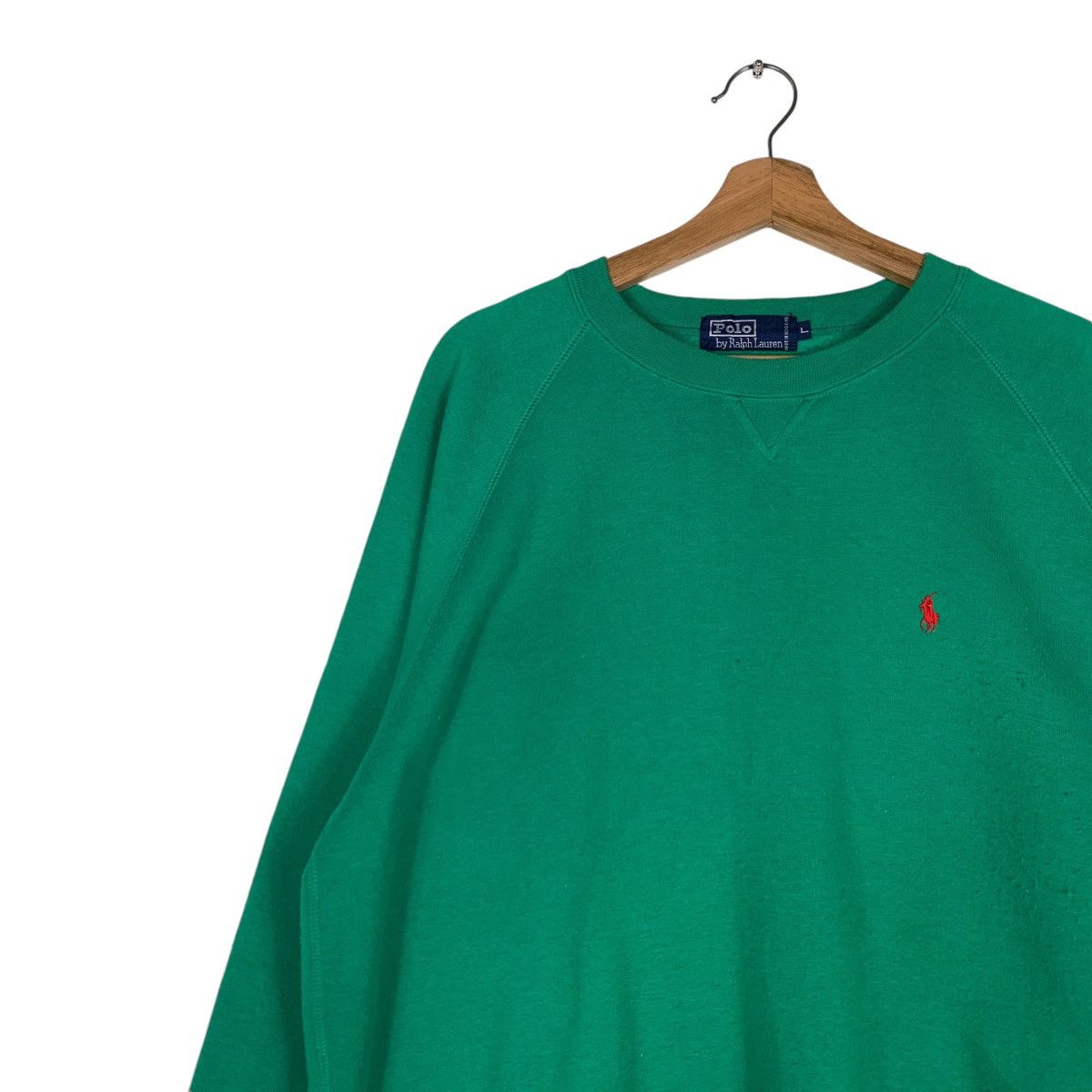 Polo Ralph Lauren Polo Ralph Lauren Small Pony Logo Green Sweatshirt #1340-C60 Size US L / EU 52-54 / 3 - 6 Thumbnail