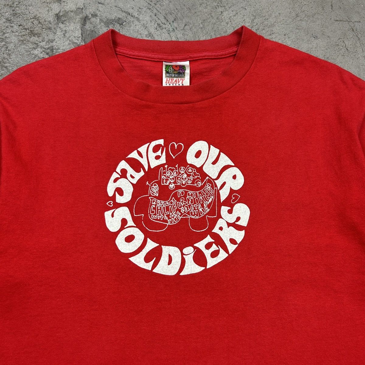 Vintage 1990s Save Our Soldiers Size US M / EU 48-50 / 2 - 10 Thumbnail