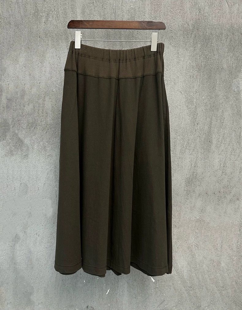 Issey Miyake Issey Miyake Cotton herbal green patchwork A-line skirt Size 25" / US 0 / IT 36 - 2 Thumbnail