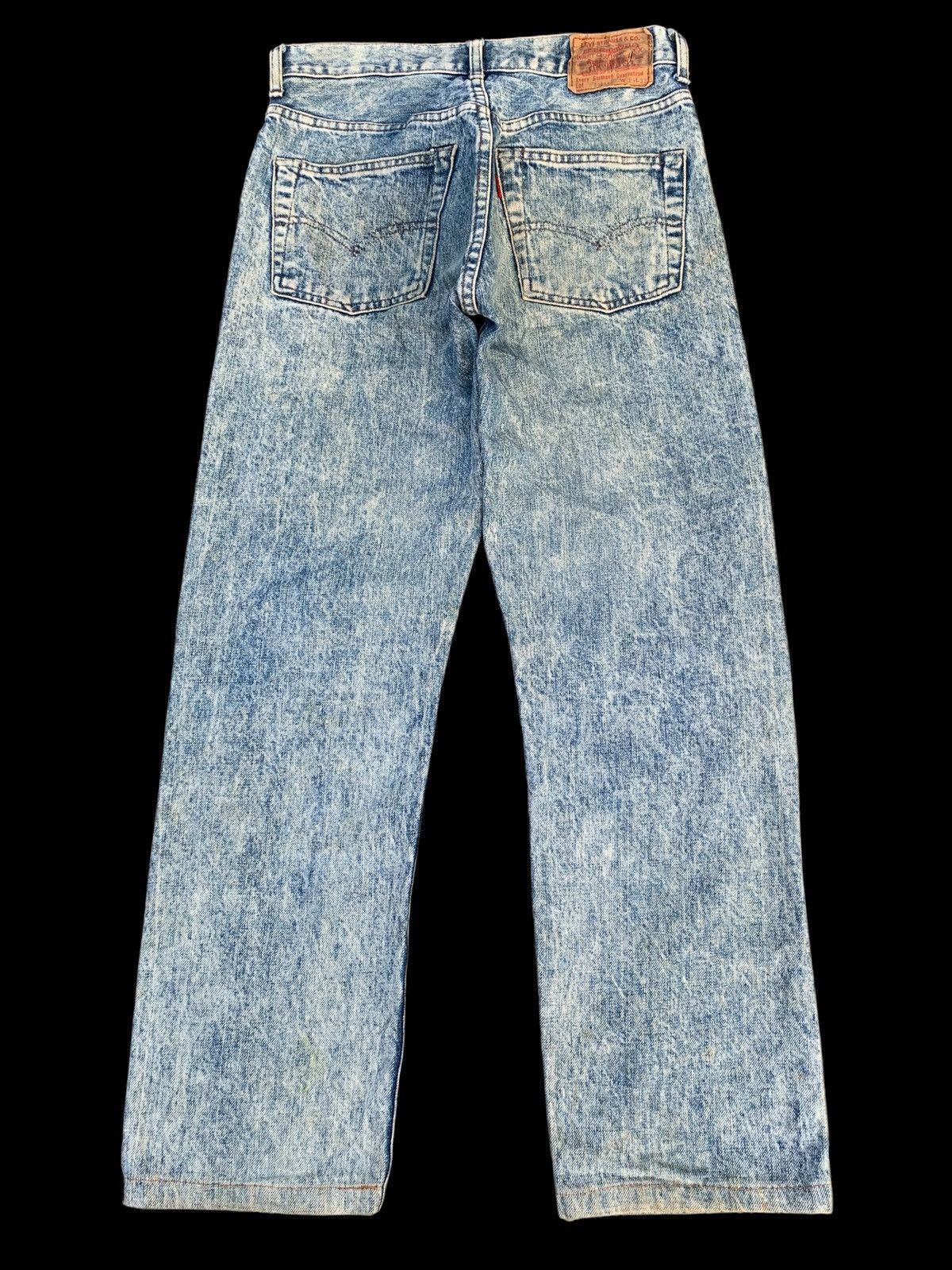 Kapital VINTAGE LEVI'S 502x SELVEDGE BIG E ASICWASH DISTRESSED DENIM Size US 28 / EU 44 - 2 Thumbnail