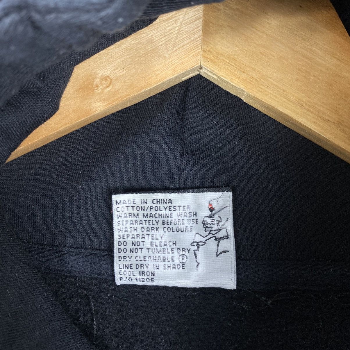Vintage JB’s Wear Graffiti Logo Hoodie Black XL Streetwear Y2K Gorp Size US XL / EU 56 / 4 - 7 Thumbnail
