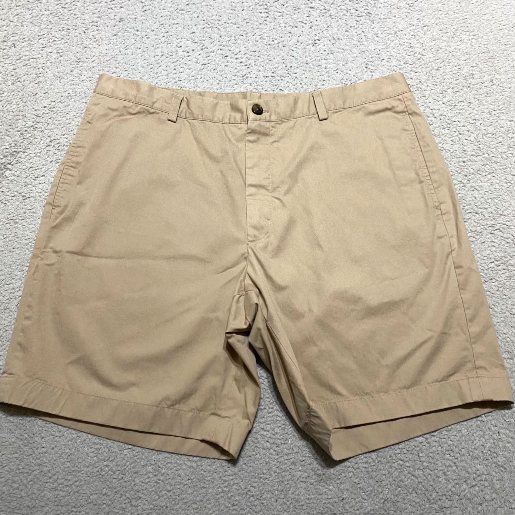 Brooks Brothers Brooks Brothers Mens Shorts Beige Chino Inseam 8" Mid Rise Pockets Casual Size 40 Regular Size US 40 / EU 56 - 2 Thumbnail