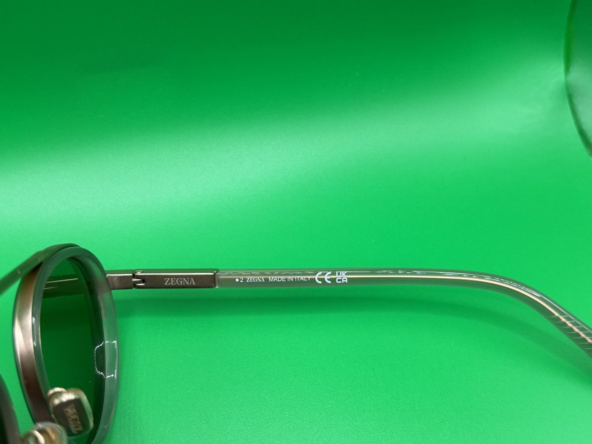Z Zegna ZEGNA GREEN ORIZZONTE II ACETATE AND METAL SUNGLASSES Size ONE SIZE - 6 Thumbnail