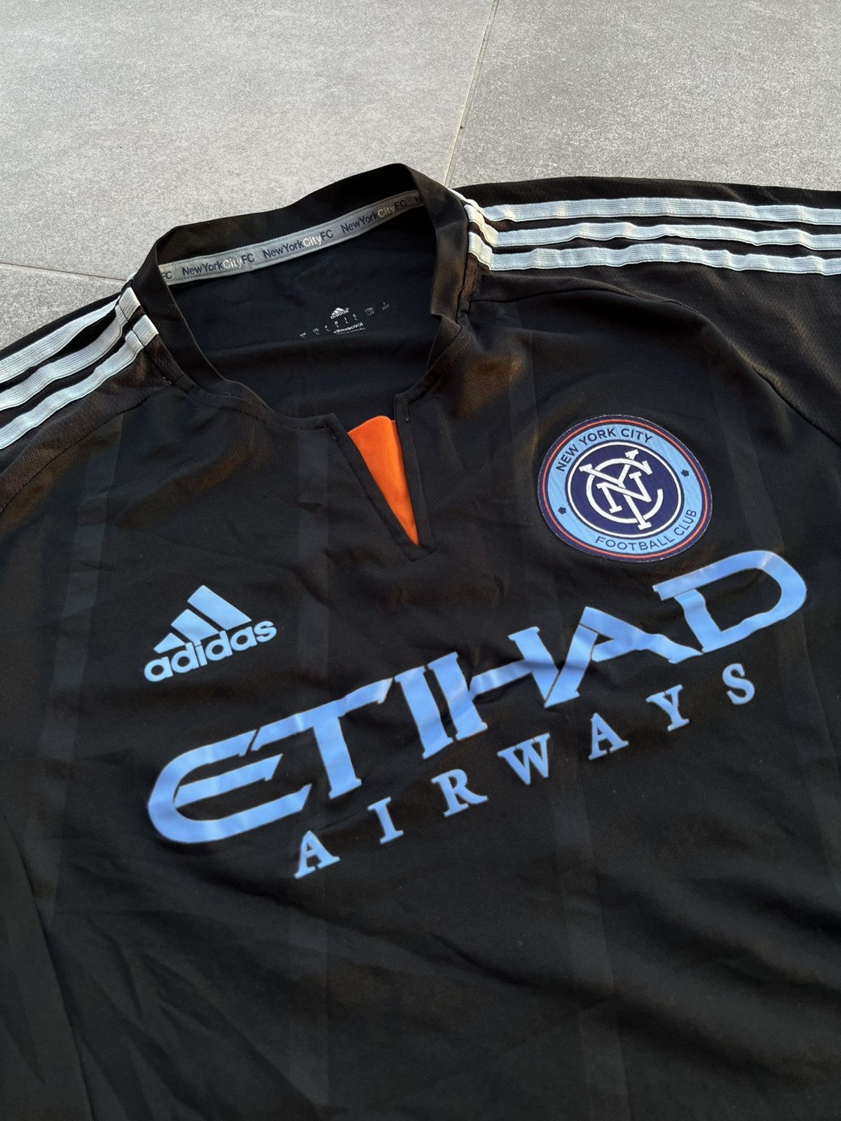 Adidas Adidas New York City FC 2015/2016 Away Soccer Jersey Kit Size US L / EU 52-54 / 3 - 3 Thumbnail