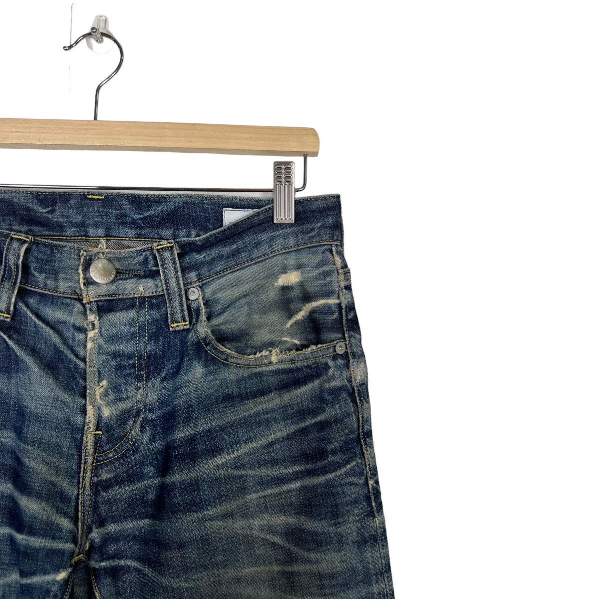 Other 🔥 Red card Blue Work Denim Slim fit jeans Size US 30 / EU 46 - 5 Thumbnail