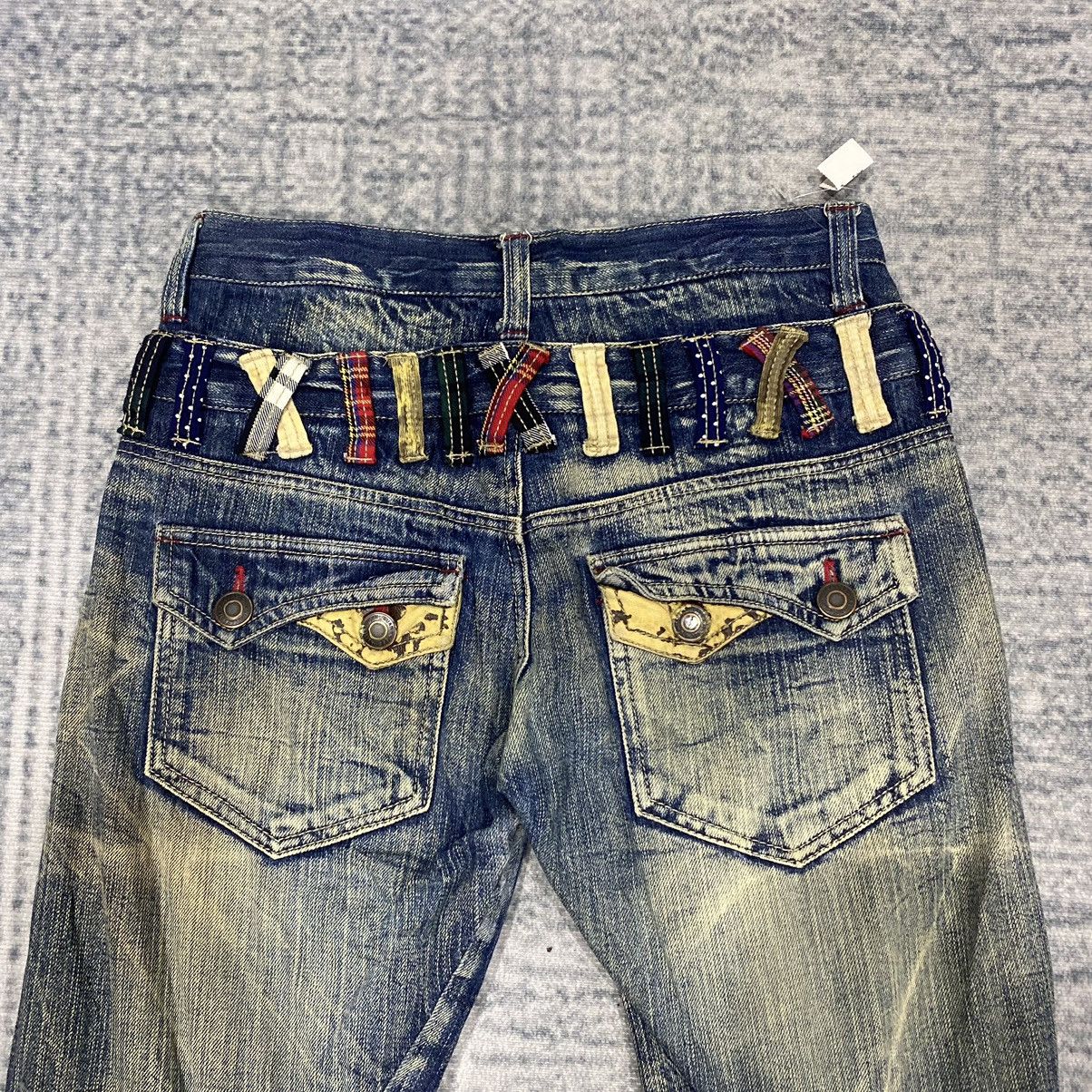 If Six Was Nine Sick☠️ Hysteric Style Double Waist Acid Wash Jeans 80s Size US 30 / EU 46 - 12 Thumbnail