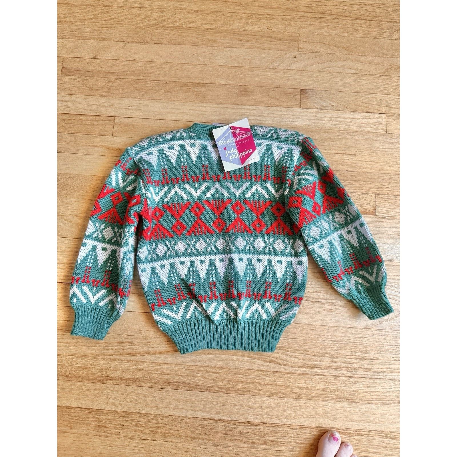 Other Vintage NWT 90s Kid Toddler RARE Sweater 4T Judy Philippine Size XXS / US 00 / IT 34 - 5 Thumbnail