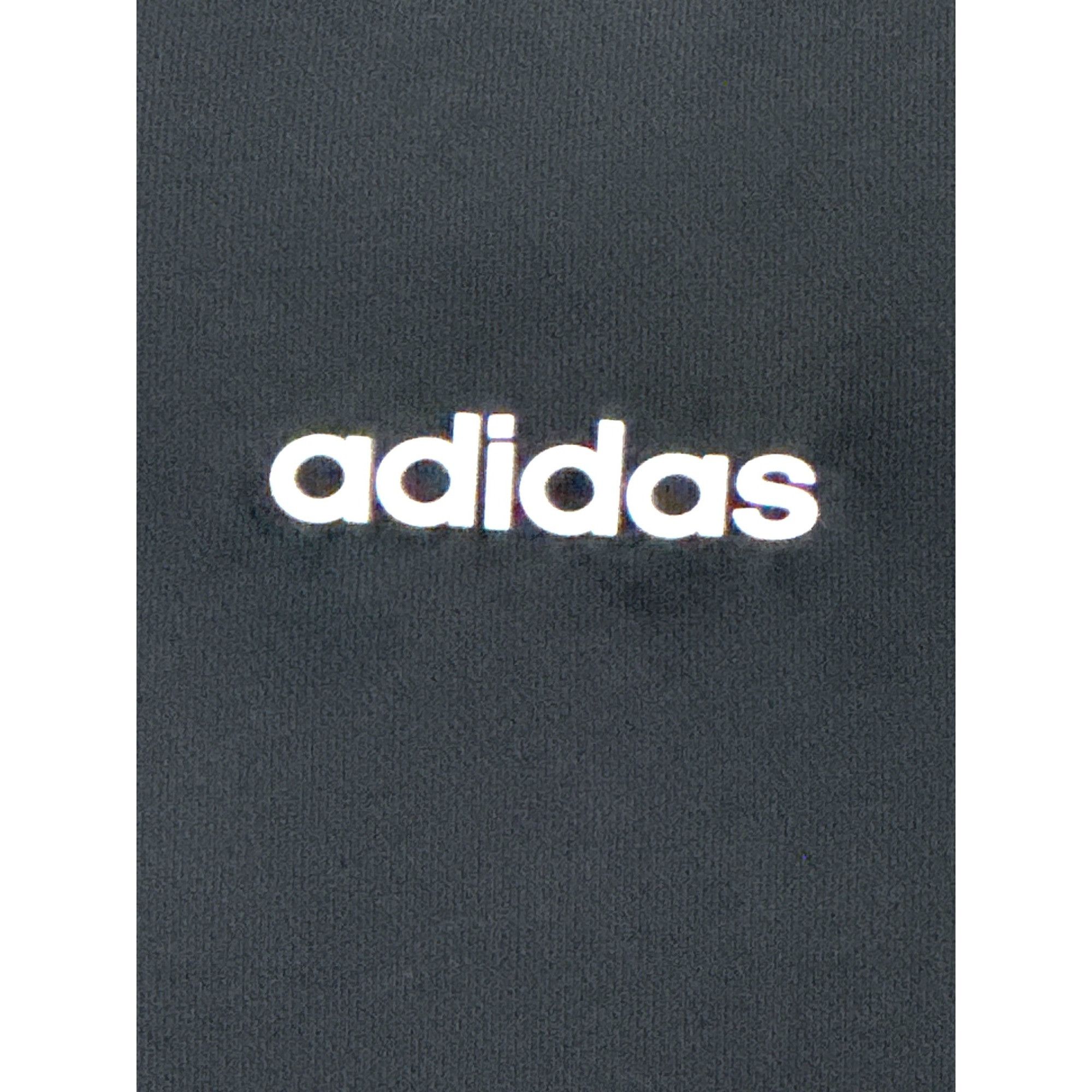 Adidas Adidas Black Hoodie White Stripes Kangaroo Pocket Drawstring Size US L / EU 52-54 / 3 - 9 Thumbnail