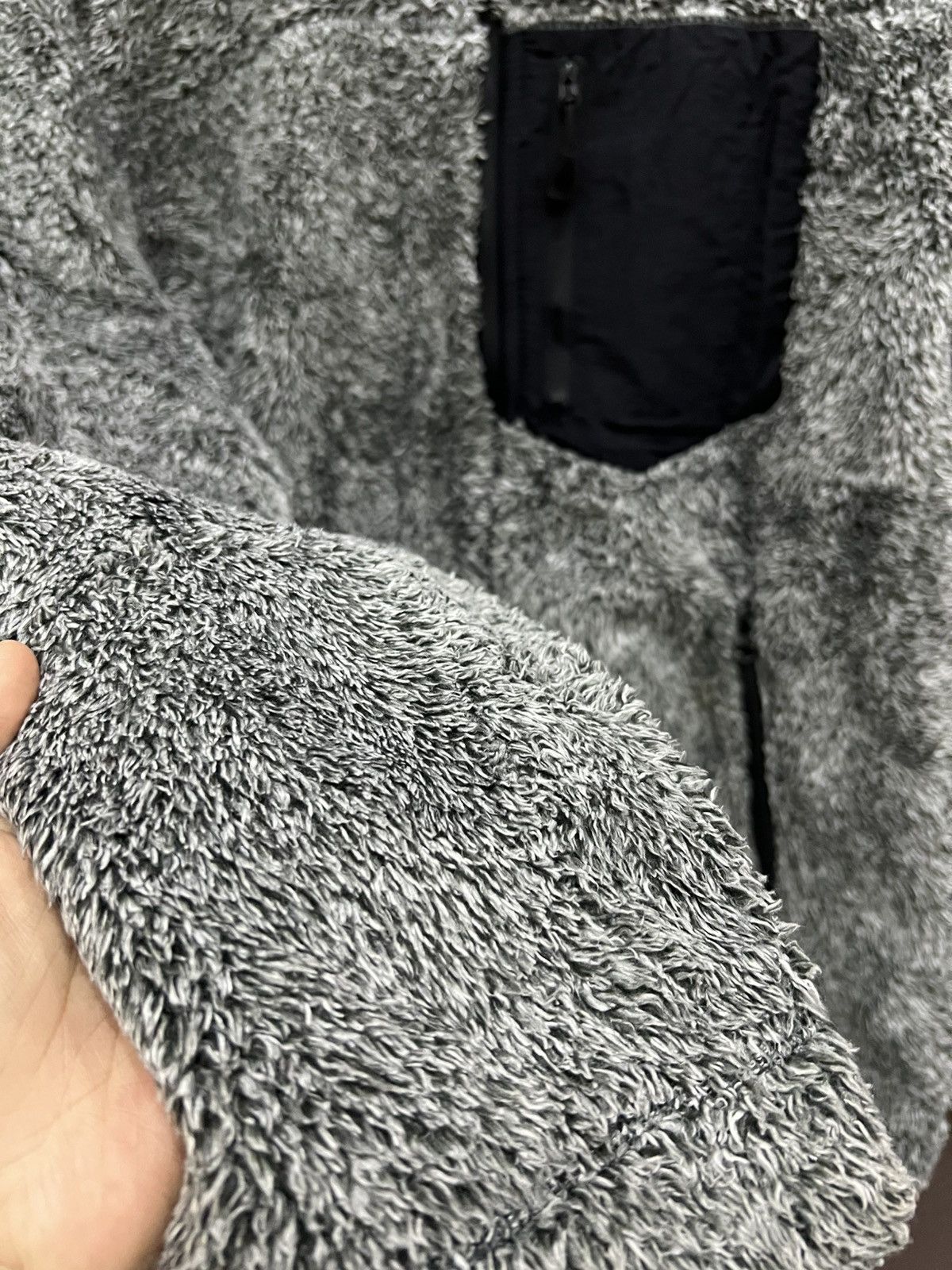 Japanese Brand GU Fur Fleece Full Zipper West Bend Sherpa Sweater Size US L / EU 52-54 / 3 - 5 Thumbnail