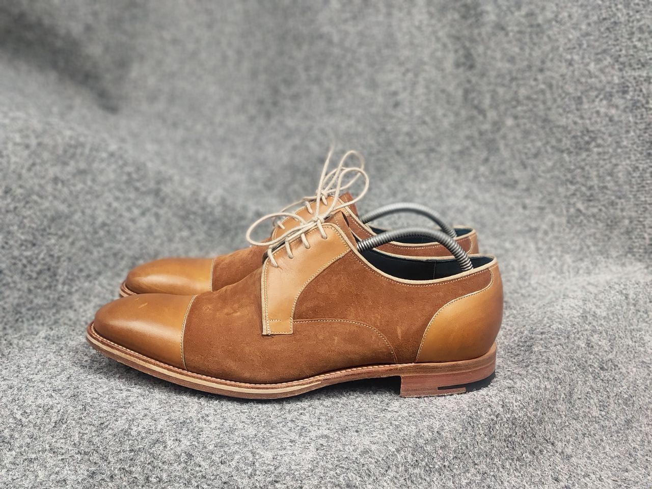 Barker Barker Design Butler Derby brown leather suede Classic Shoes Size US 11 / EU 44 - 9 Thumbnail