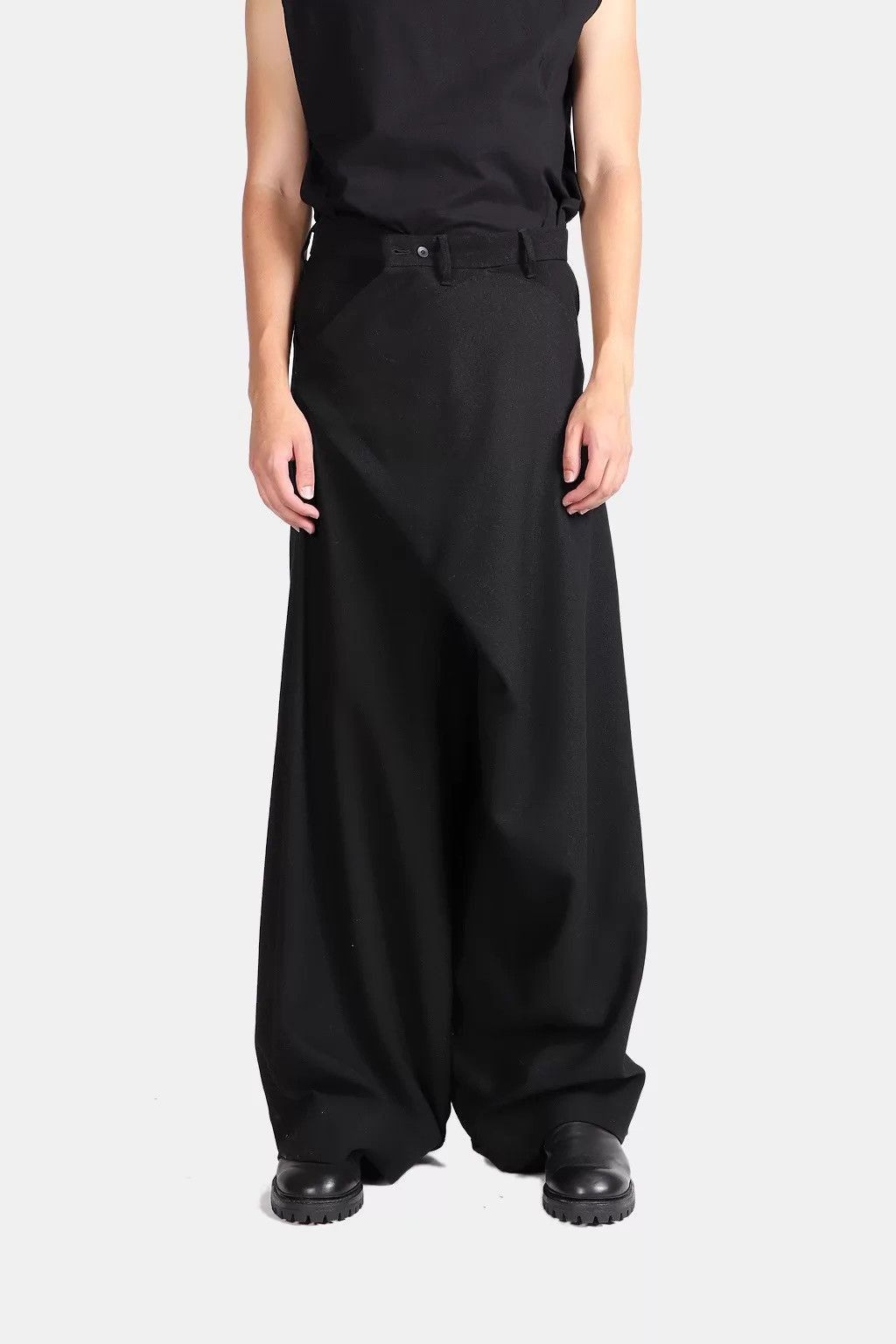 Julius Black Wide-Leg Casual Pants Size US 32 / EU 48 - 1 Thumbnail