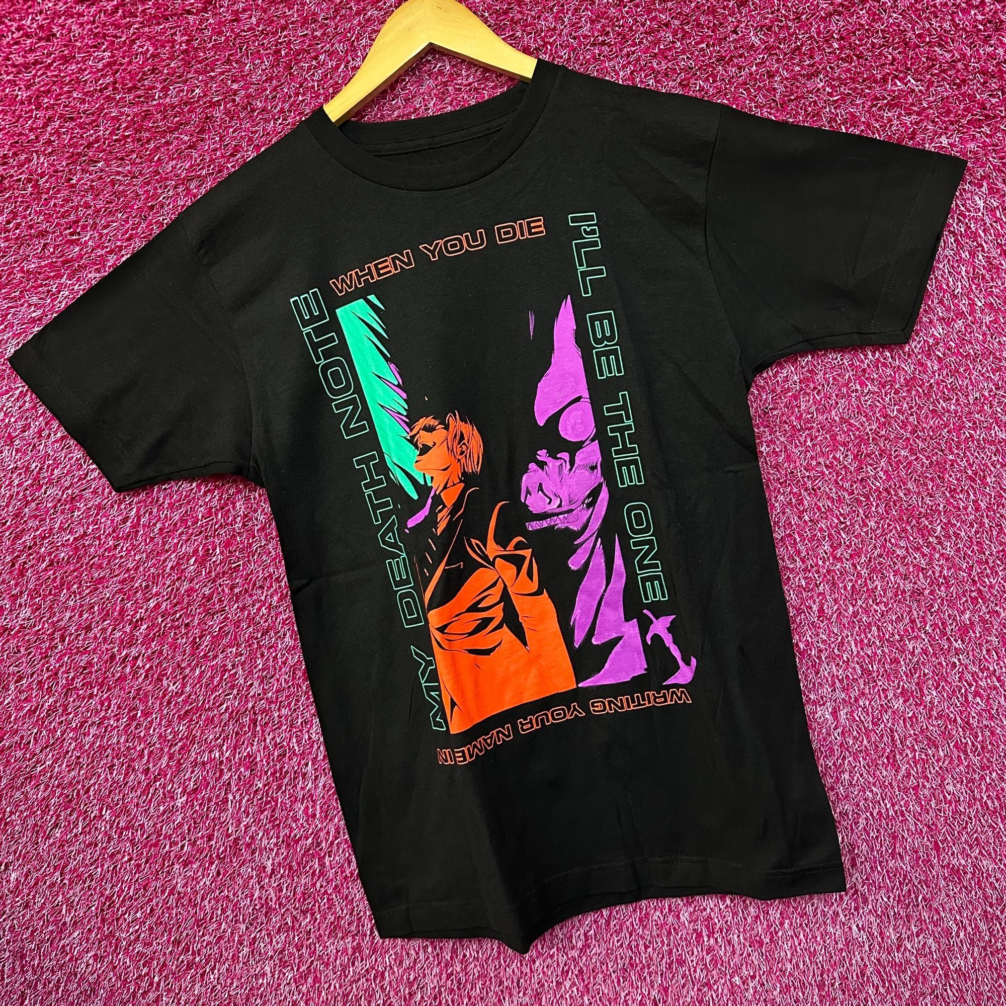 Anime Death Note Write Your Name Light Yagami & Ryuk Women’s Tee L Size L / US 10 / IT 46 - 3 Thumbnail