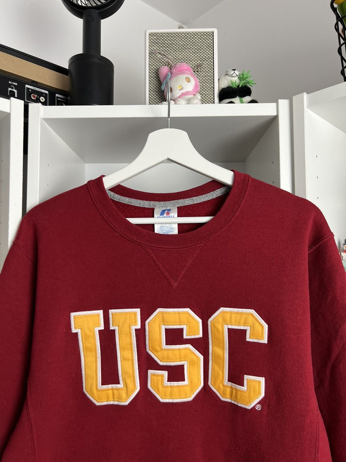 Russell Athletic × Vintage Vintage Y2K Russell Athletic USC university sweatshirt S 90s Size US S / EU 44-46 / 1 - 3 Thumbnail