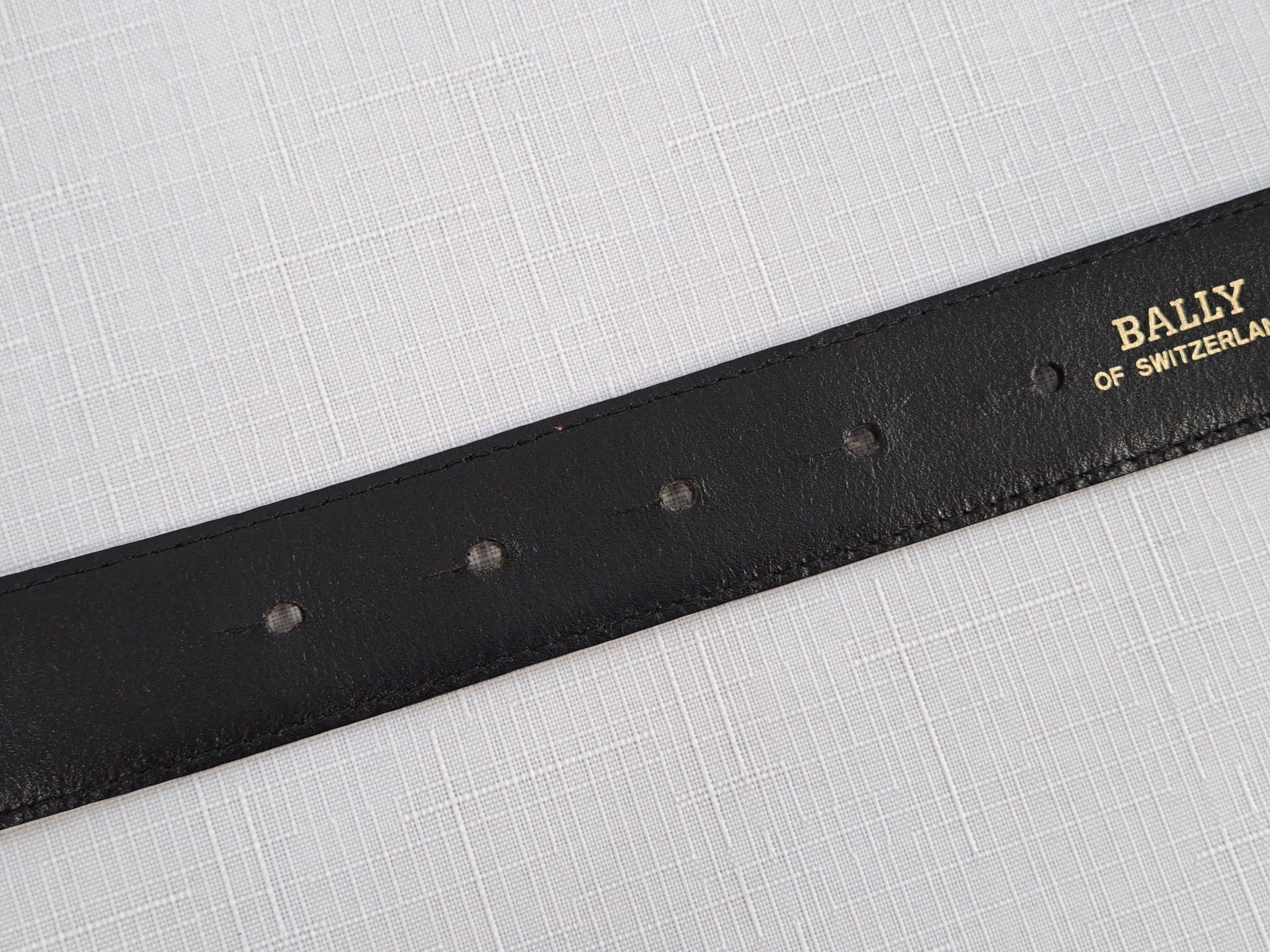 Bally × Vintage Vintage BALLY leather belt. Size ONE SIZE - 16 Thumbnail