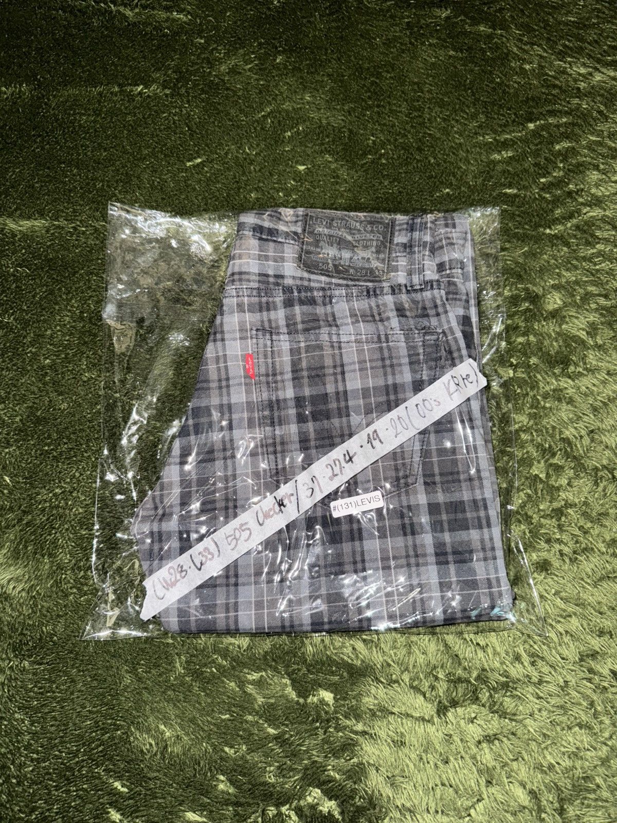 Levi's [W28/L33] Levi’s 505 Plaid Check Black Label Cotton Pants Size US 28 / EU 44 - 11 Thumbnail