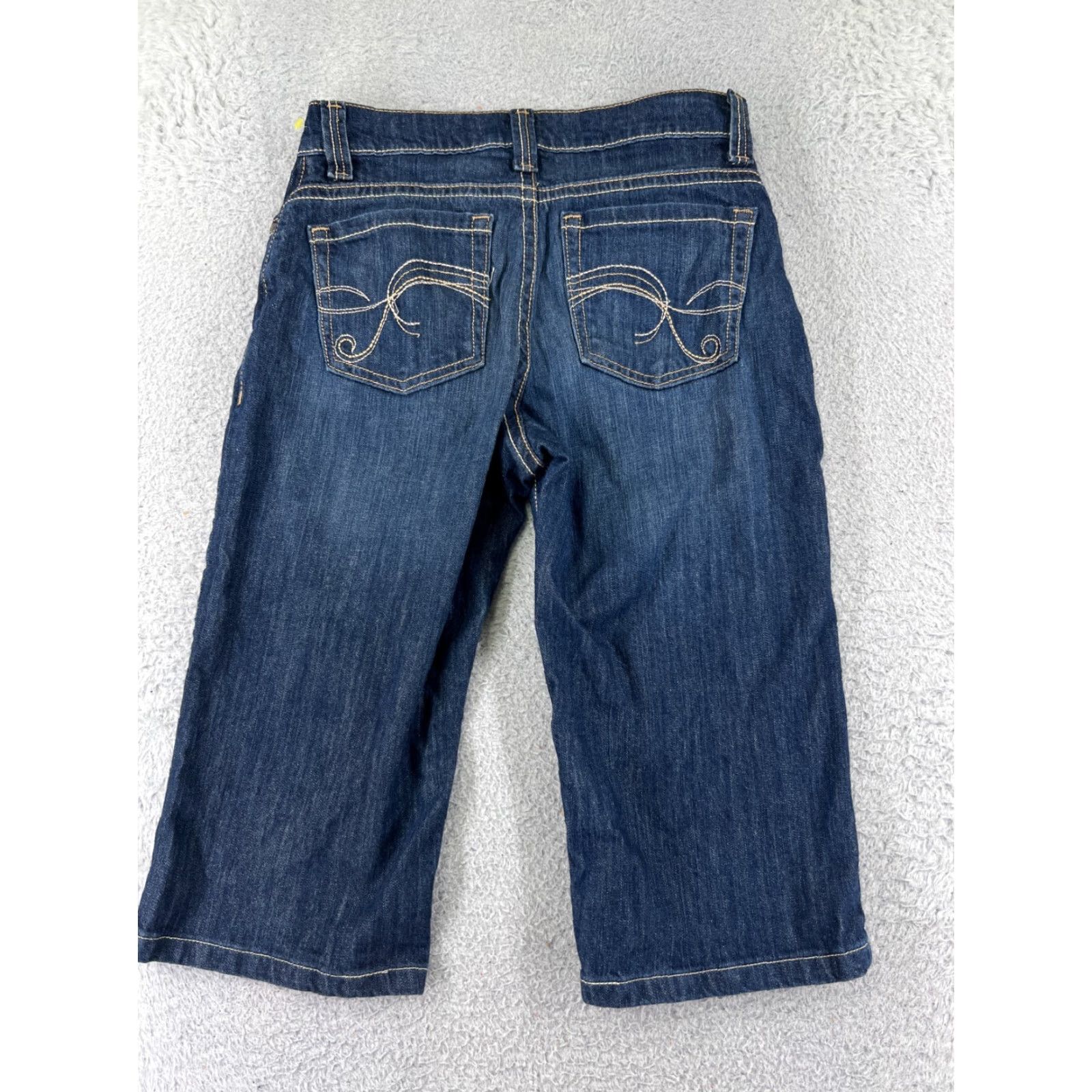 Vintage Cabela's Shorts Women's 4 Blue Denim Cotton Blend Walking Hiking 26x17 Denim Blue Outdoor 90s? Size 27" / US 4 / IT 40 - 2 Thumbnail