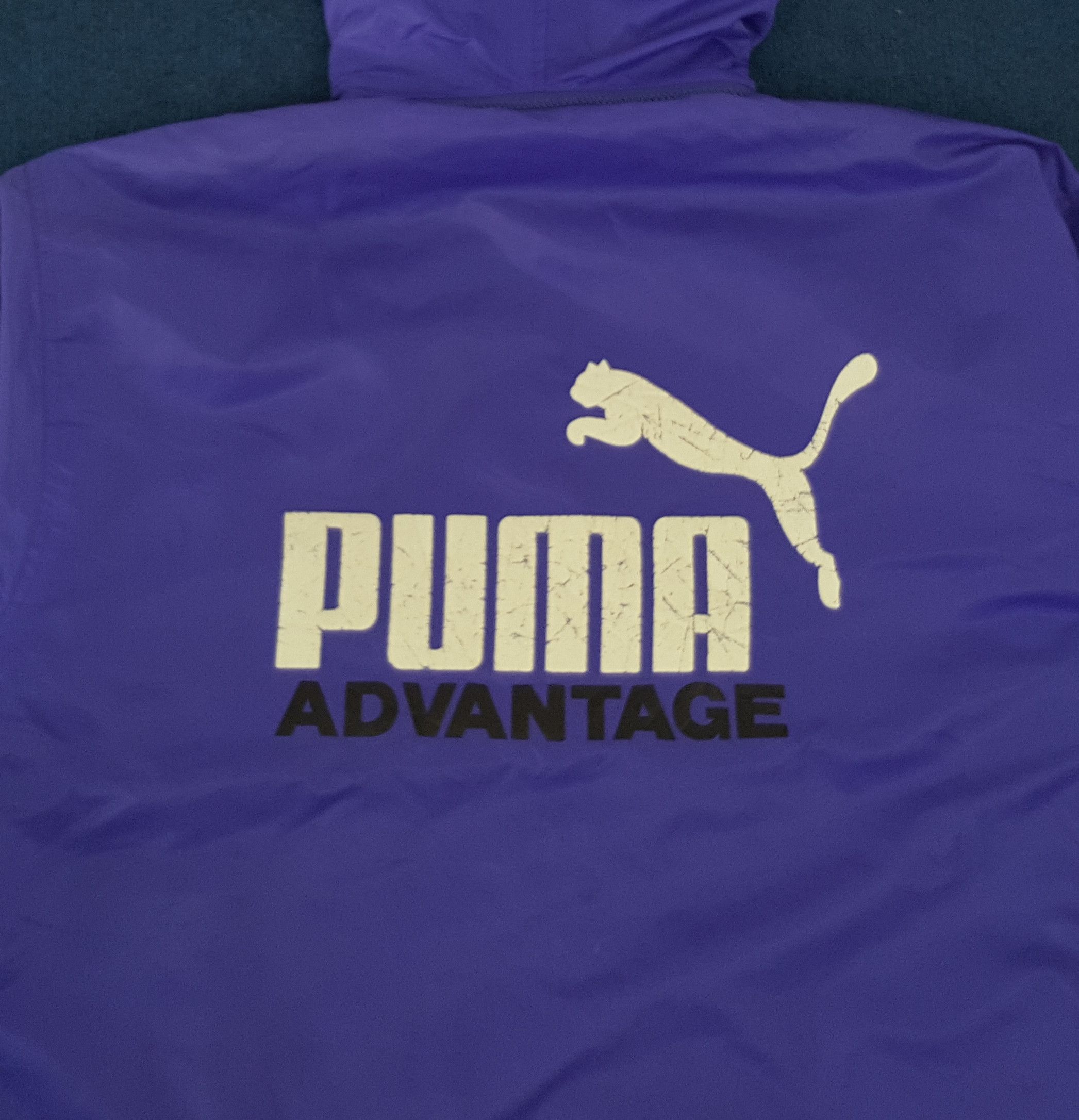 Puma × Vintage Vintage PUMA Advantage Hoodie Windbreaker Size US XL / EU 56 / 4 - 3 Thumbnail