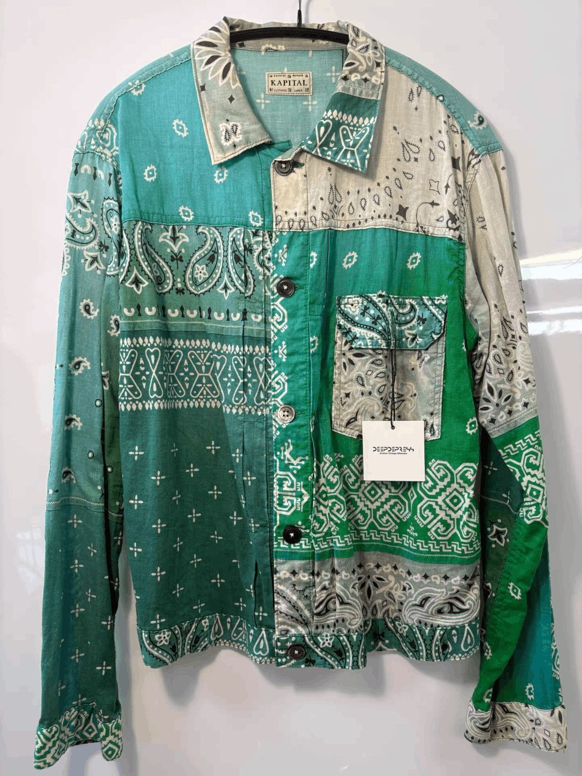 Kapital Sz 3 KAPITAL Bandanna Print Shirt Jacket-2508 Size US L / EU 52-54 / 3 - 1 Thumbnail