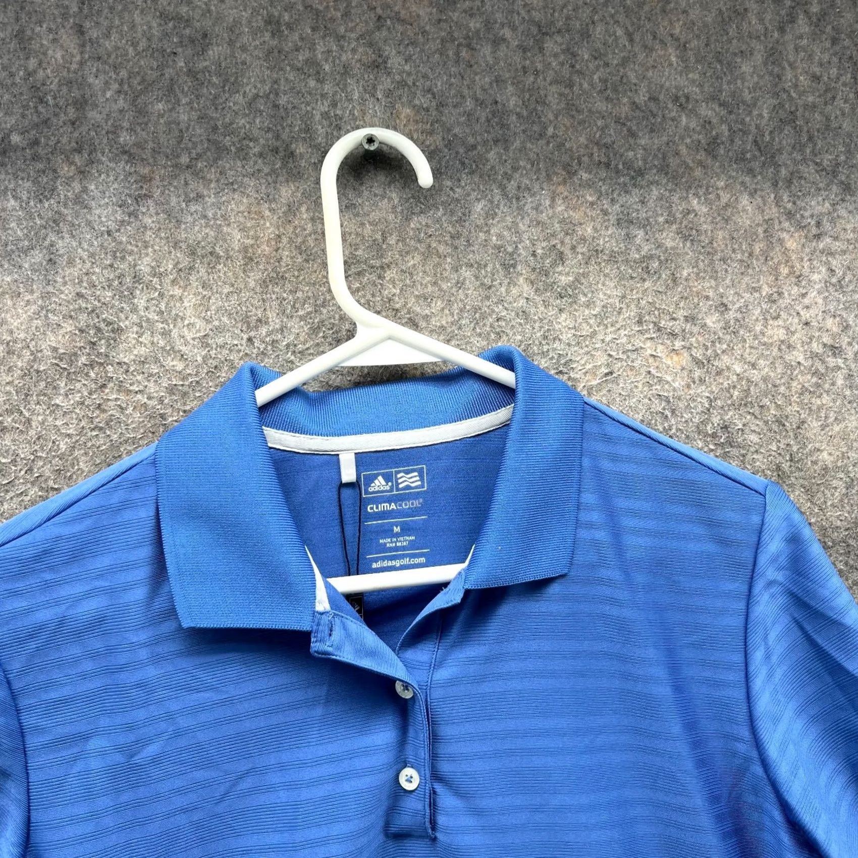 Adidas Adidas Polo Shirt Womens Medium Blue Stripes Polo Shirt Womens M Blue Stripes Preppy Climacool Palmer Golf Club Mens? Size M / US 6-8 / IT 42-44 - 7 Thumbnail