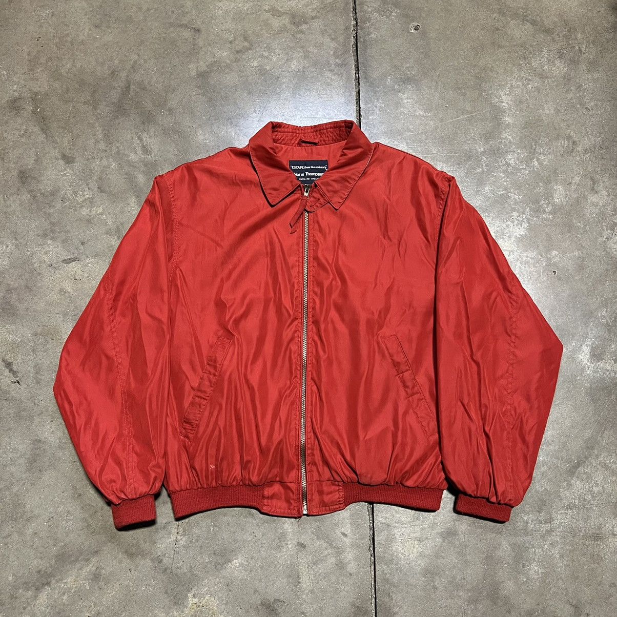 Norm Thompson Vintage 90s Norm Thompson Lightweight Bomber Jacket Bi Swing Size US M / EU 48-50 / 2 - 1 Thumbnail