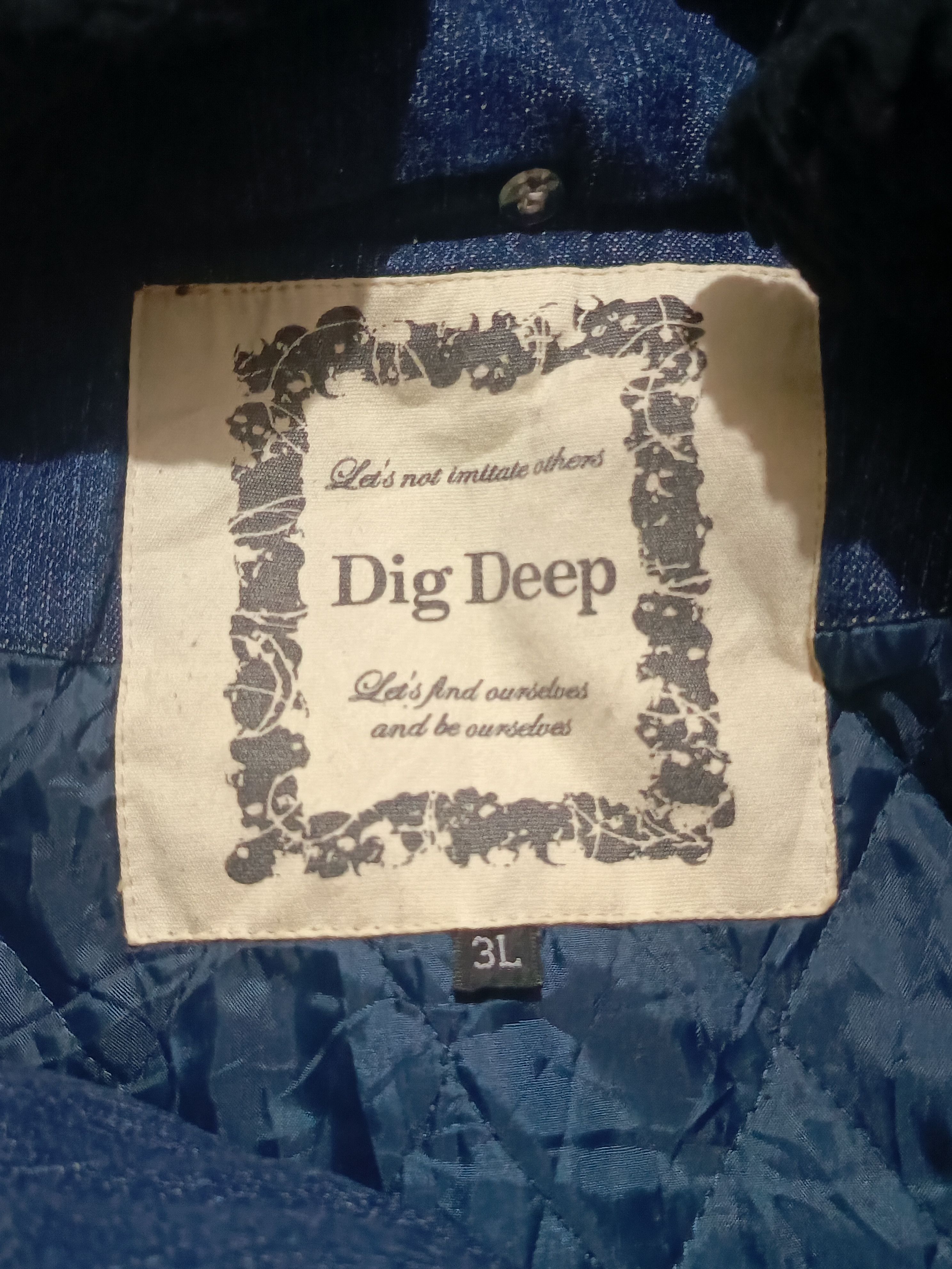 14th Addiction Dig Deep - Japan Fur Distressed Puffer Denim Jacket Size US XL / EU 56 / 4 - 10 Thumbnail