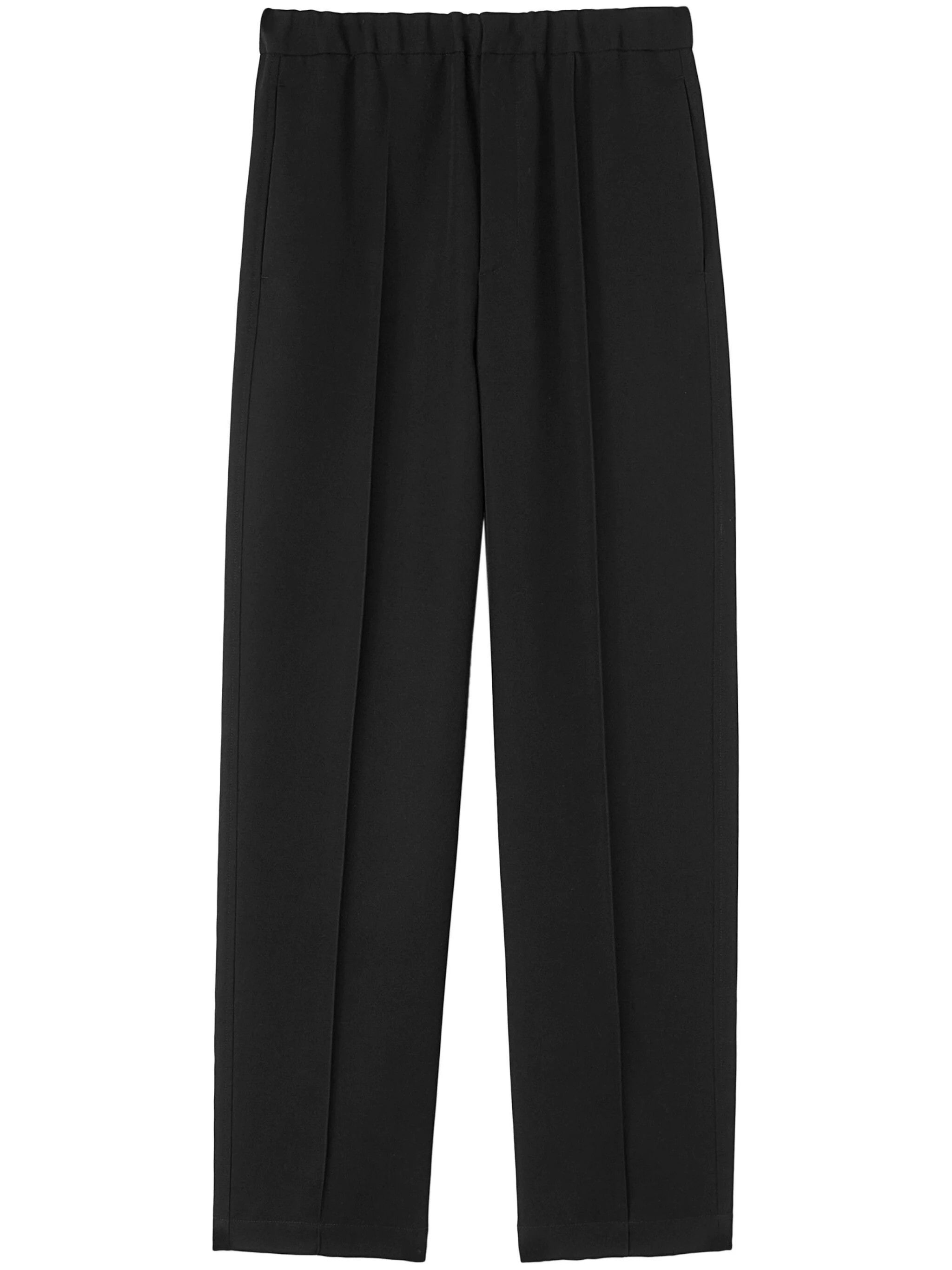 Jil Sander o1s22i1n1024 Wool Gabardine Trouser in Black Size US 30 / EU 46 - 1 Thumbnail