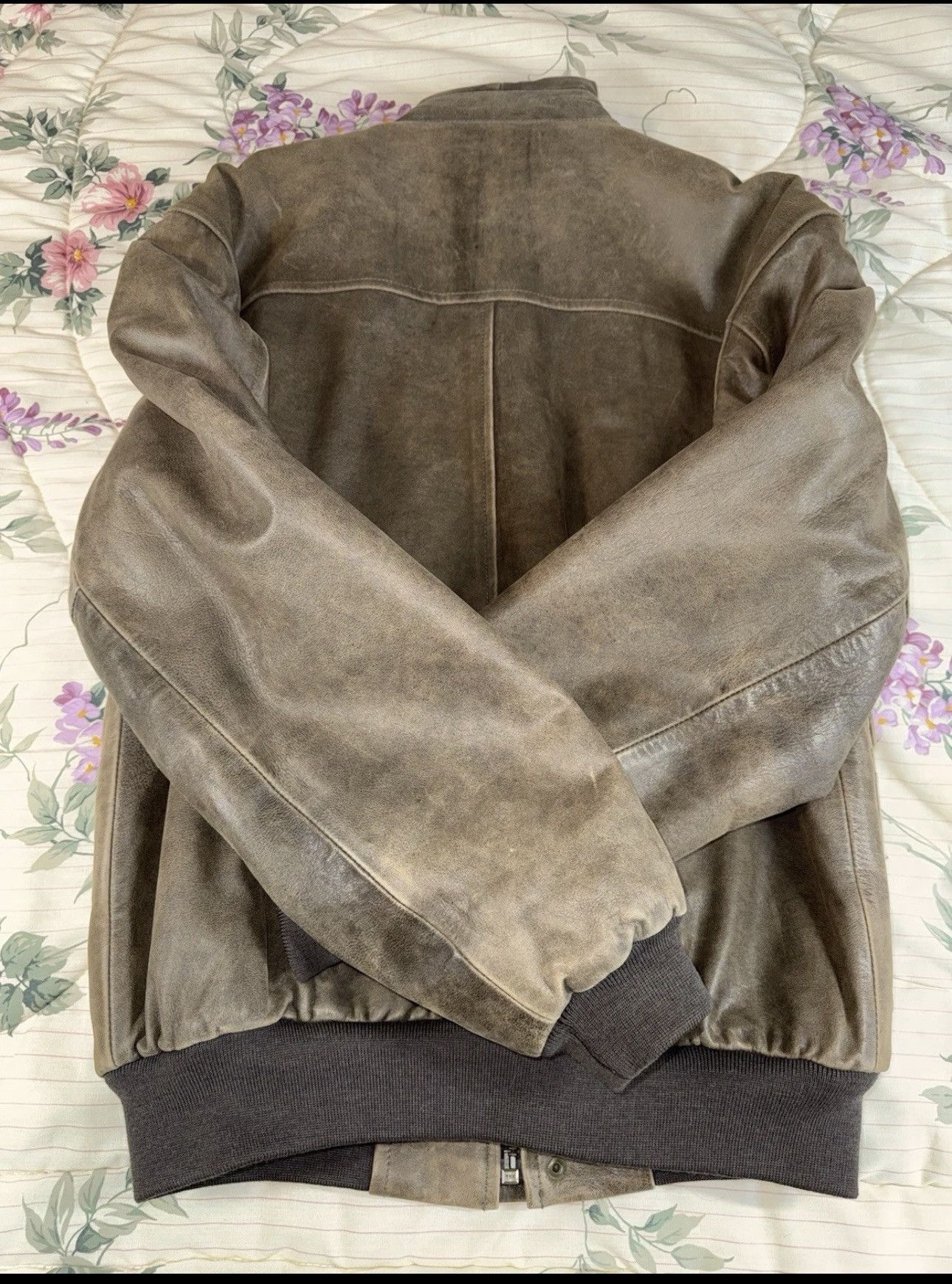 L.L. Bean L.L. Bean Brown Goatskin Leather Shearling Bomber Jacket S Size US S / EU 44-46 / 1 - 19 Thumbnail