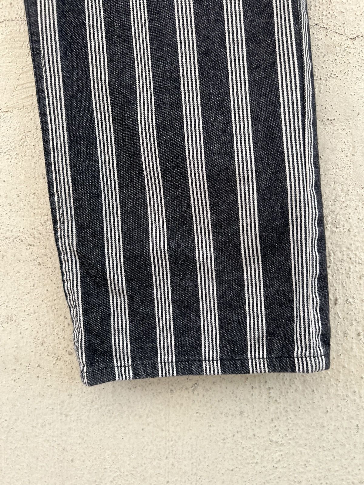 agnes b. Vintage Agnes B. Homme Vertical Border Striped Pant Size US 29 - 13 Thumbnail