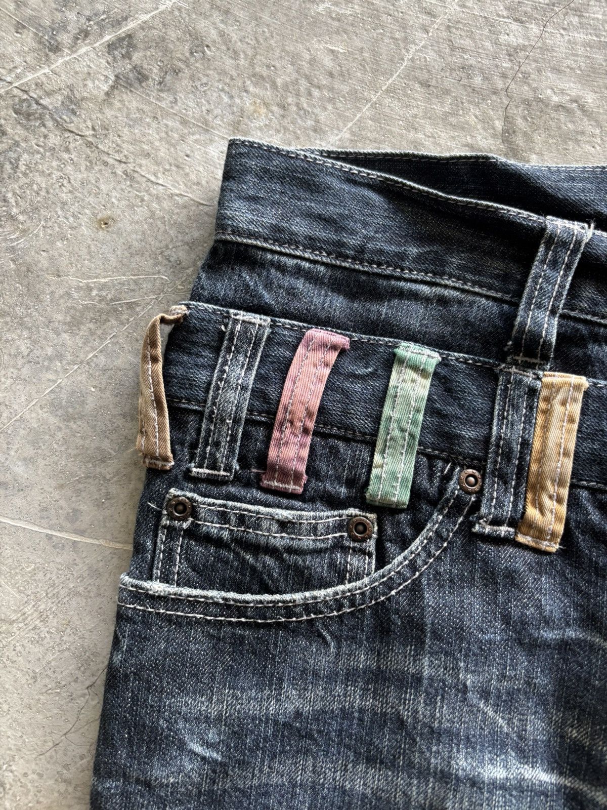 PPFM CRAZY DOUBLE WAIST NYLAUS PUNK GRUNGE SICK FADED CLAW WASHED Size US 32 / EU 48 - 8 Thumbnail
