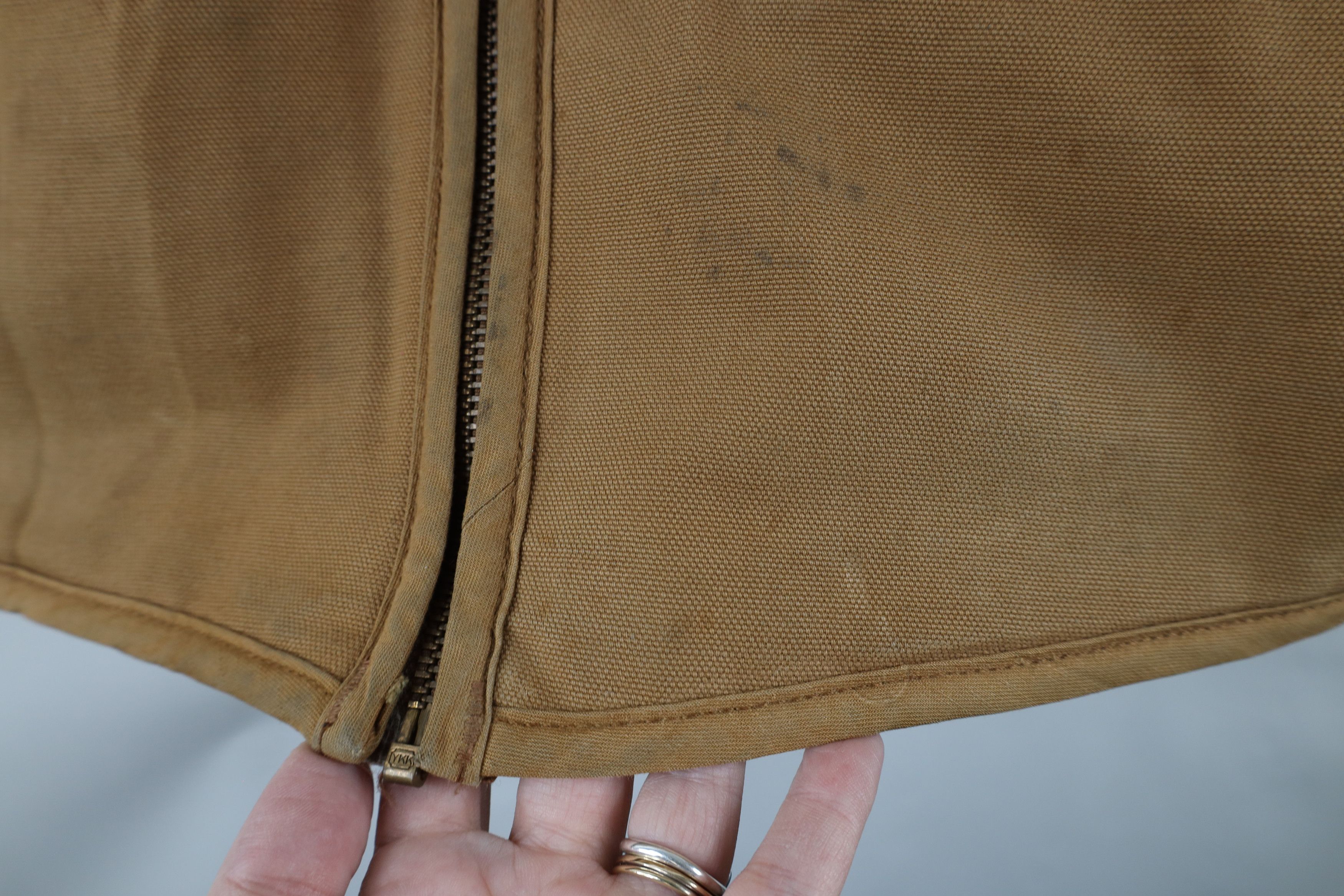 Carhartt × Vintage Vintage 80s Carhartt Fleece Lined Canvas Vest Jacket USA Size US M / EU 48-50 / 2 - 8 Thumbnail