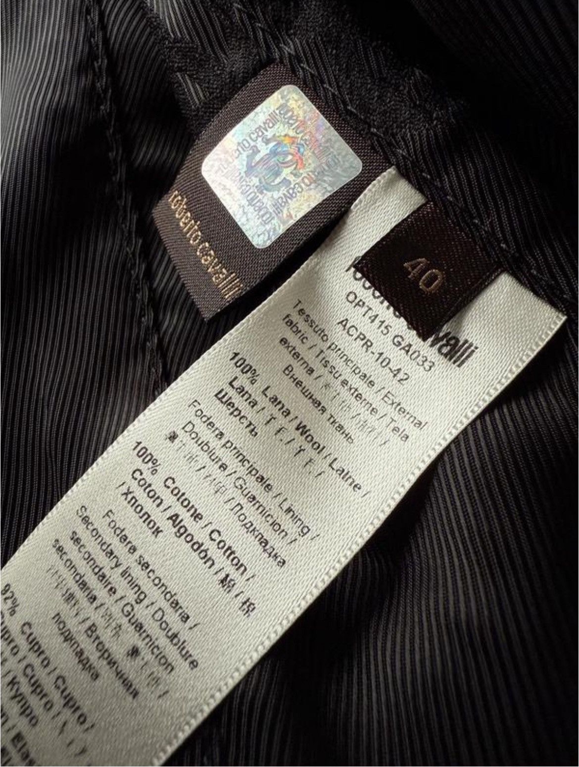 Roberto Cavalli Roberto Cavalli 100% Wool Coat Jacket Size S / US 4 / IT 40 - 9 Thumbnail