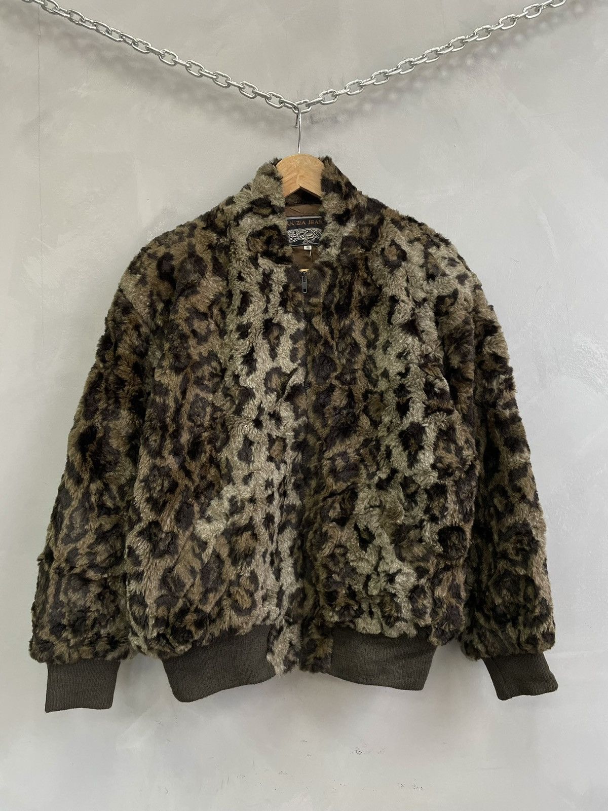 Le Grande Bleu (L.G.B.) Hysteric glamour style Faux Fur Leopard Jacket 90s Y2K Style Size US S / EU 44-46 / 1 - 1 Thumbnail