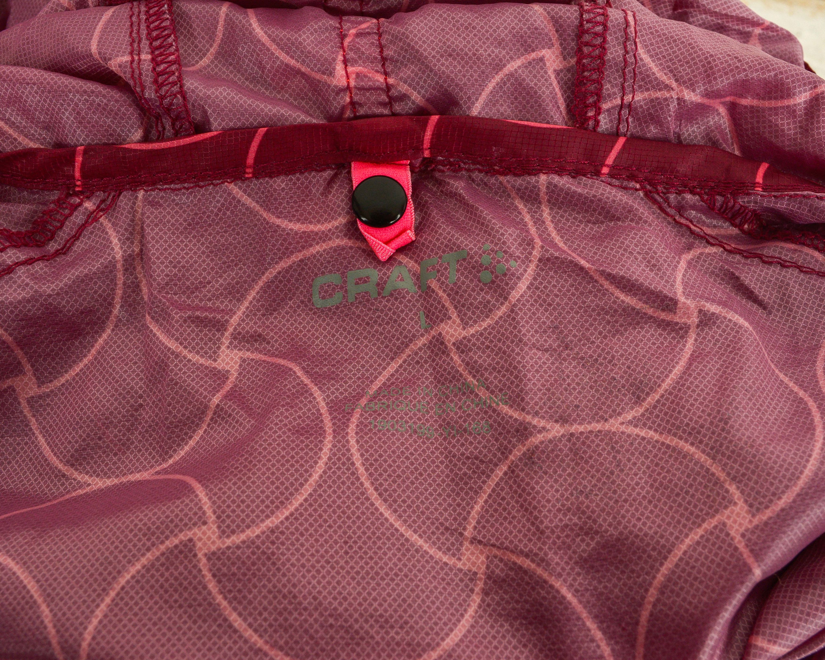 Other Craft Women L Jacket Hooded Packable Lightweight Burgundy Size L / US 10 / IT 46 - 5 Thumbnail