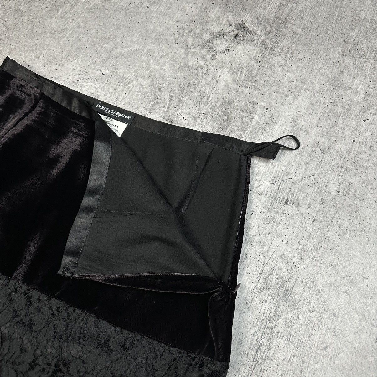 Dolce & Gabbana Dolce Gabbana Velvet Mid-length Skirt Dark Purple Size 30" / US 8 / IT 44 - 9 Thumbnail