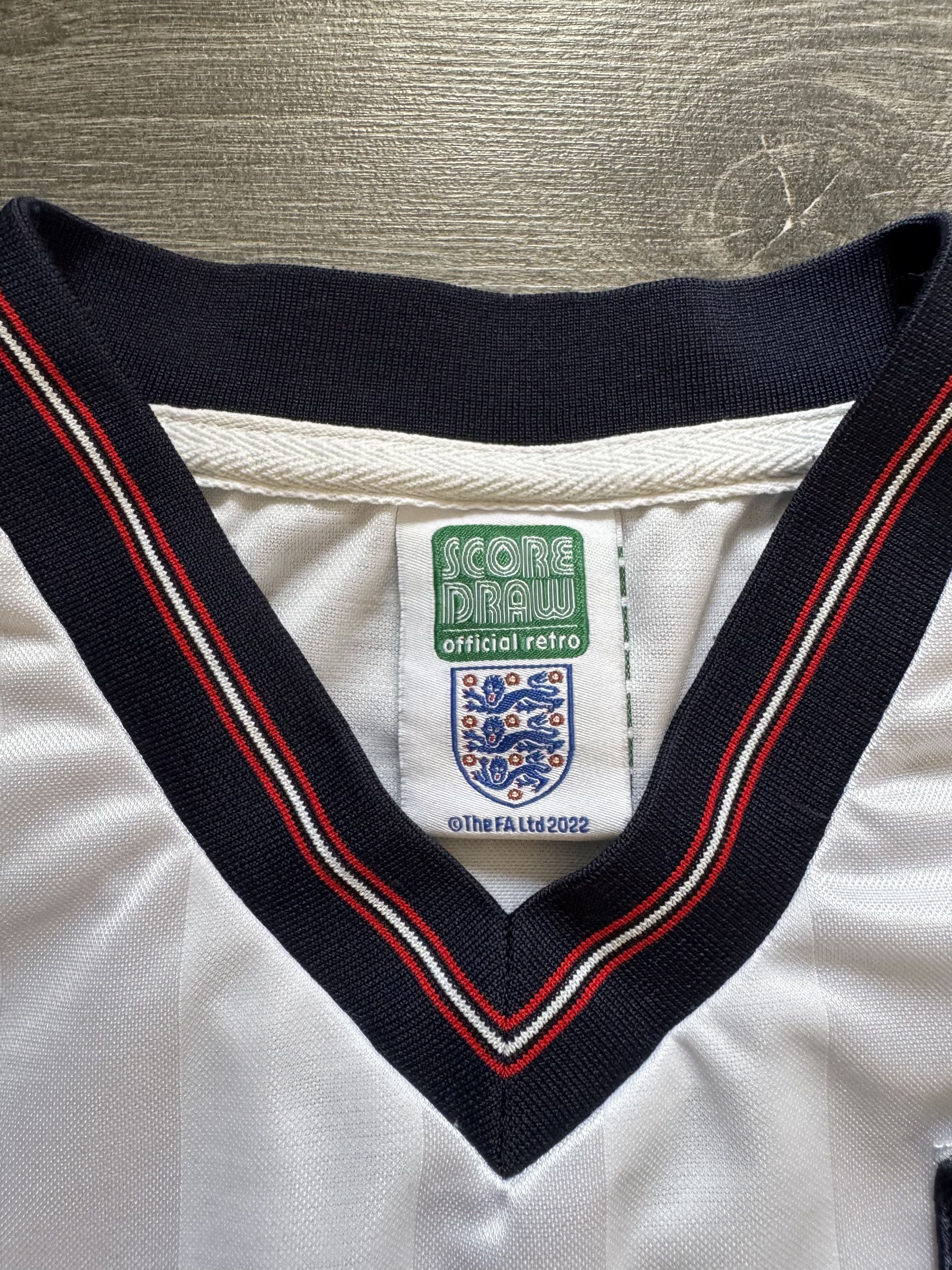 Umbro Vintage Score Draw England Football Soccer bloke shirt Size US XXL / EU 58 / 5 - 5 Thumbnail